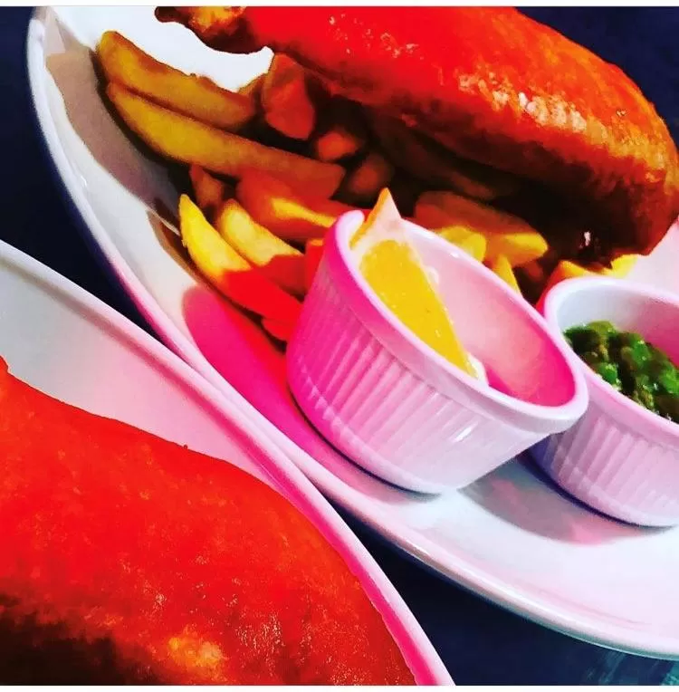 Food and drinks in The Beach Hotel