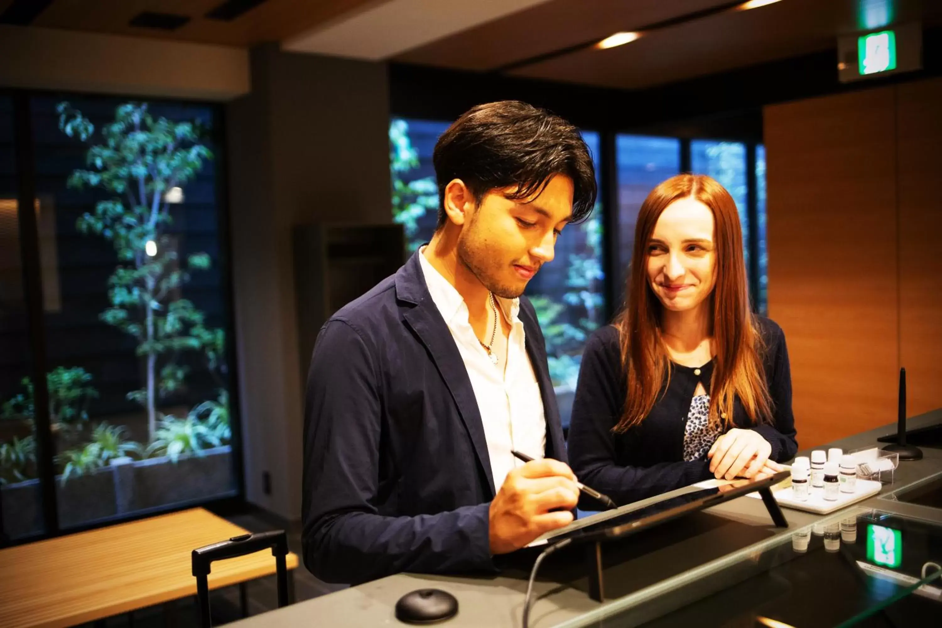 Lobby or reception in Hotel Amanek Kyoto Kawaramachi Gojo