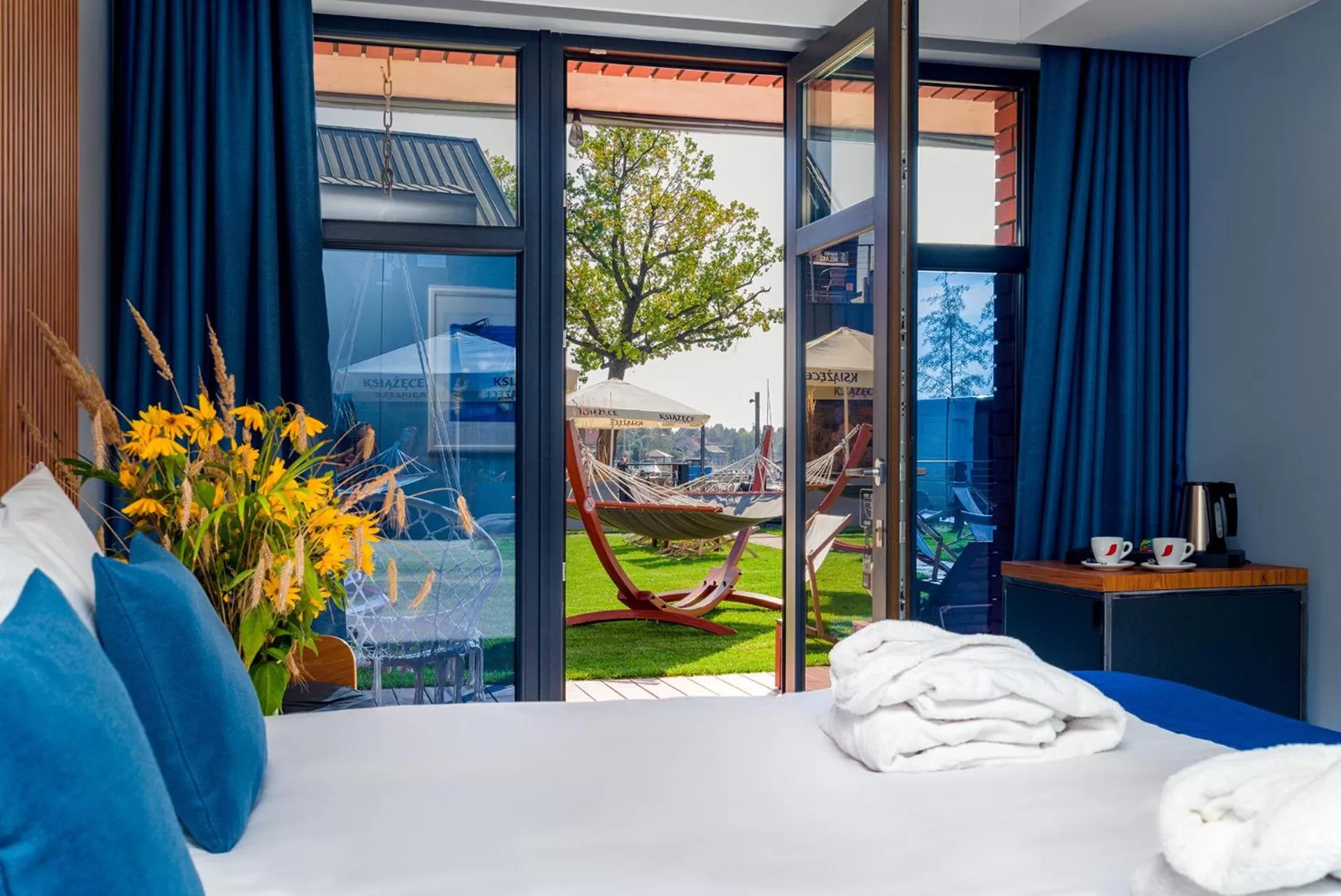 View (from property/room), Bed in Kurort Kameralny