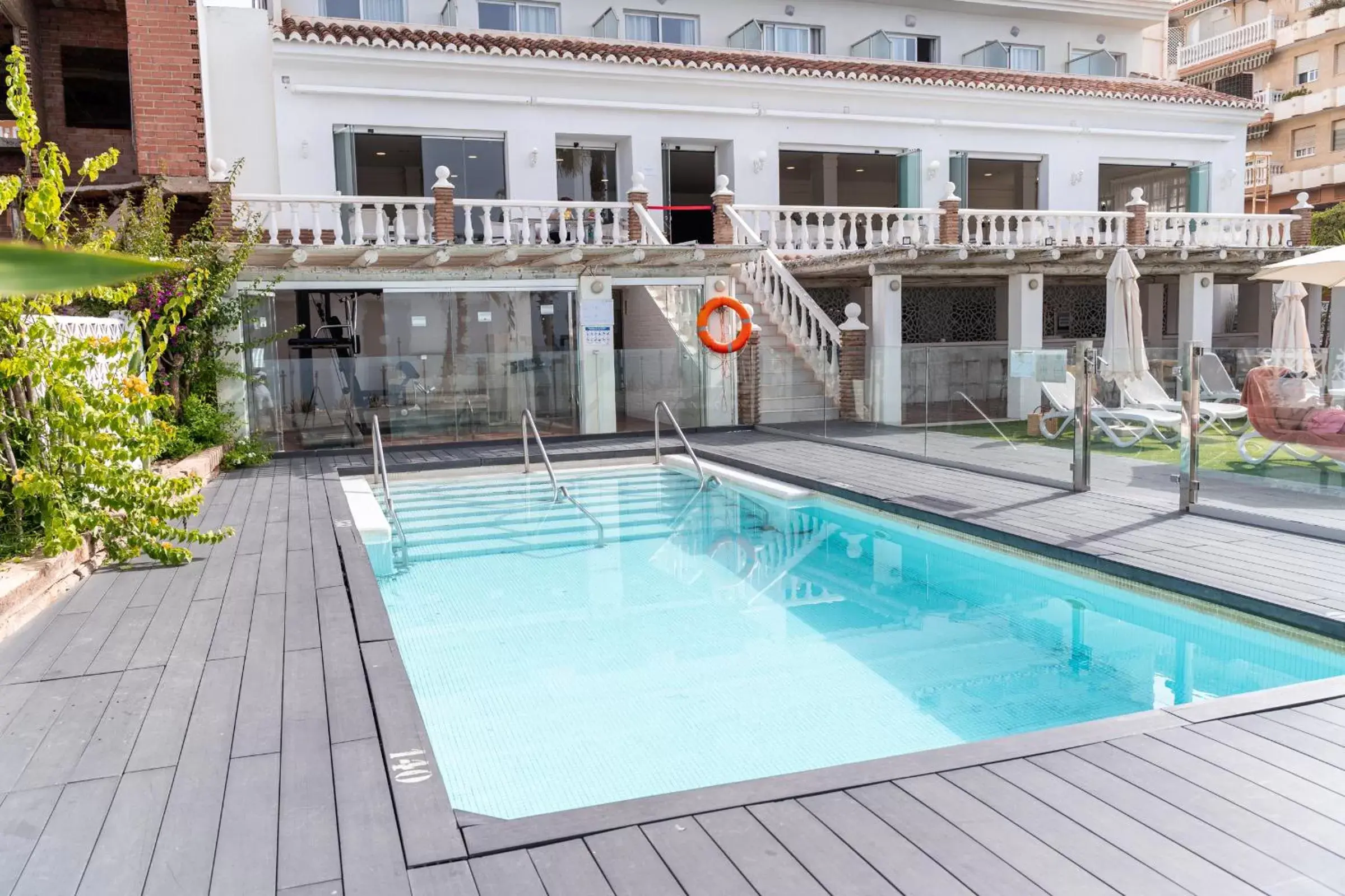 Property building, Swimming Pool in Hotel Santa Rosa