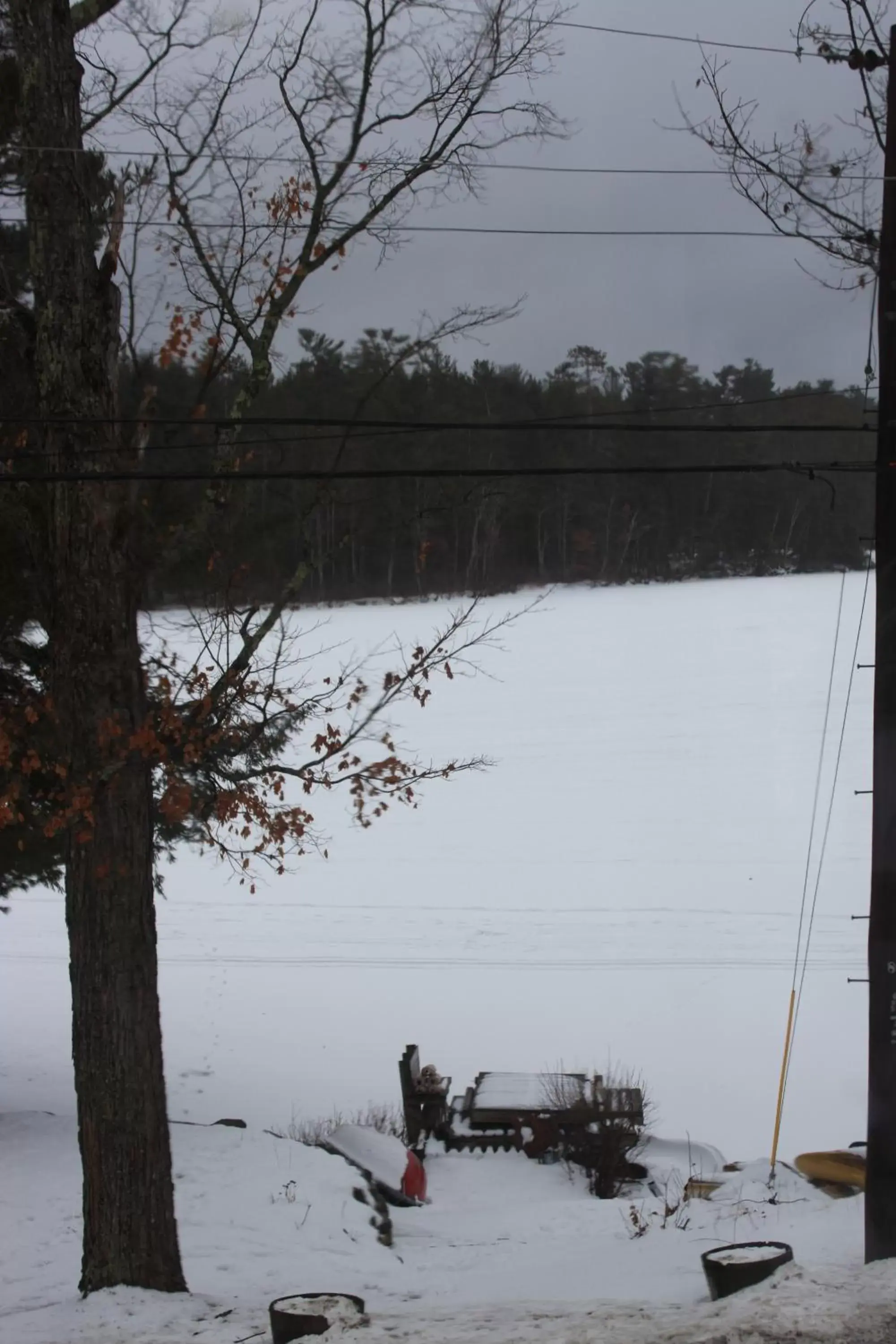 Lake view, Winter in Follansbee Inn