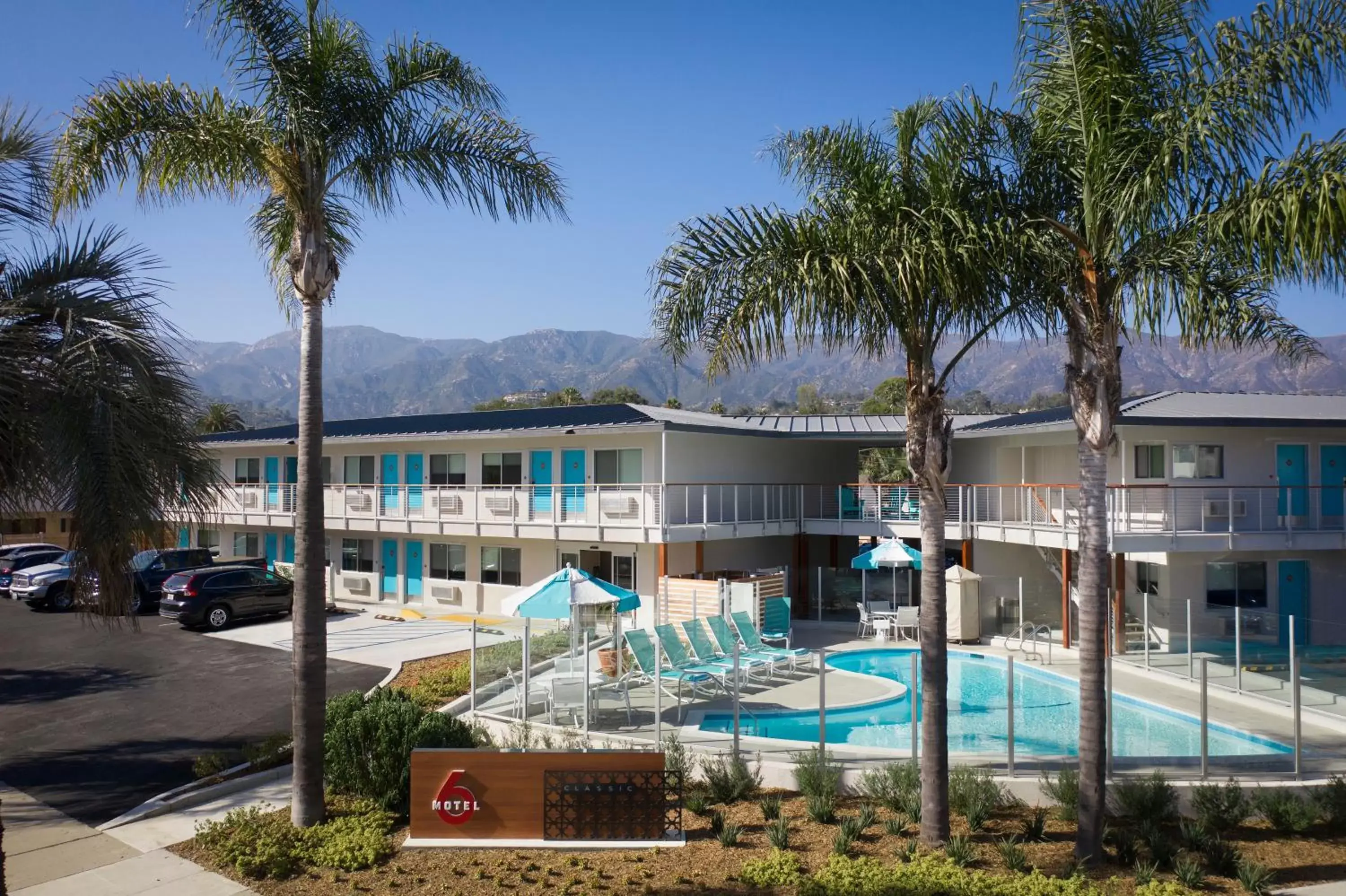 Property building, Pool View in Motel 6-Santa Barbara, CA - Beach