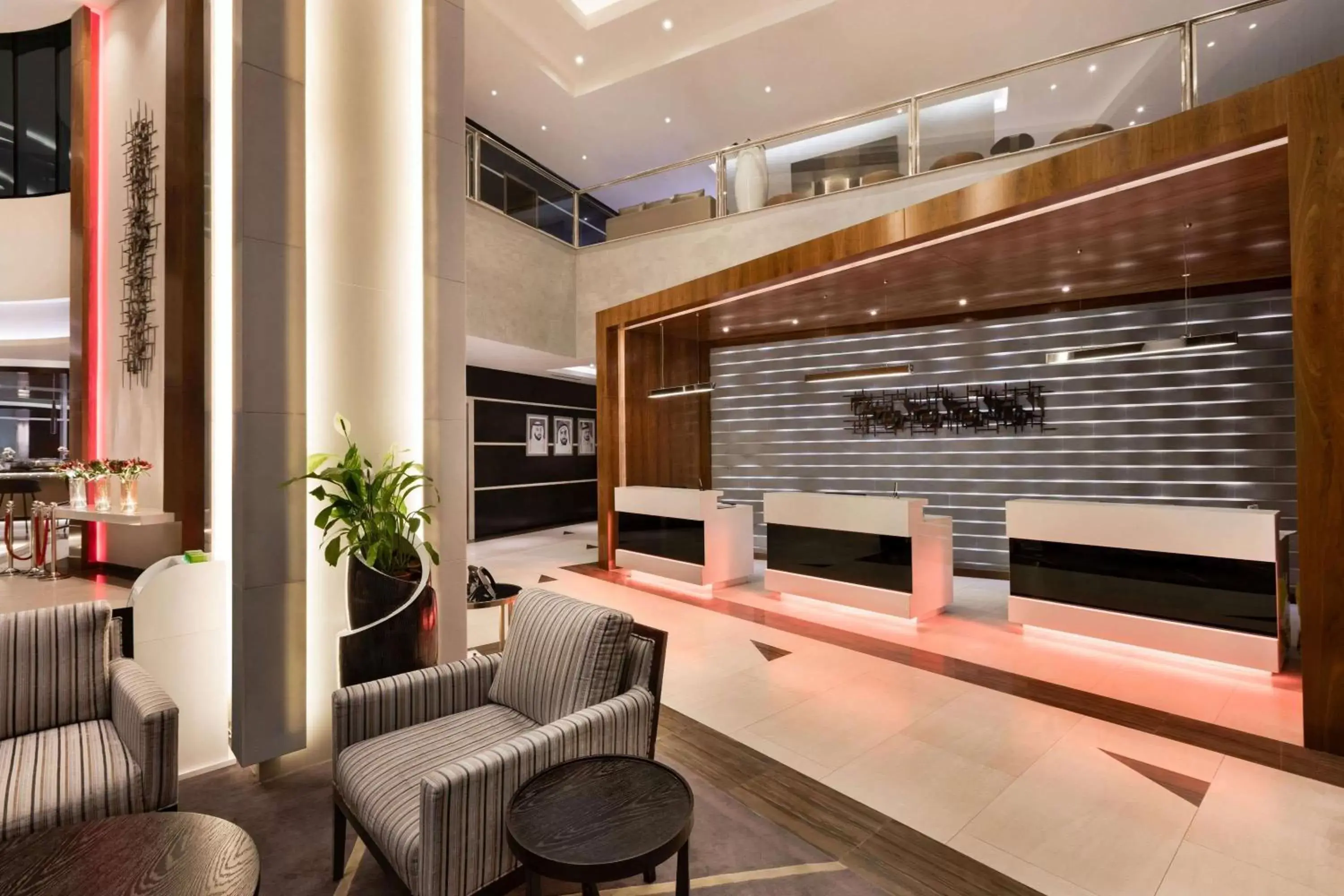 Lobby or reception in Ramada by Wyndham Dubai Barsha Heights Lobby or reception in Ramada by Wyndham Dubai Barsha Heights