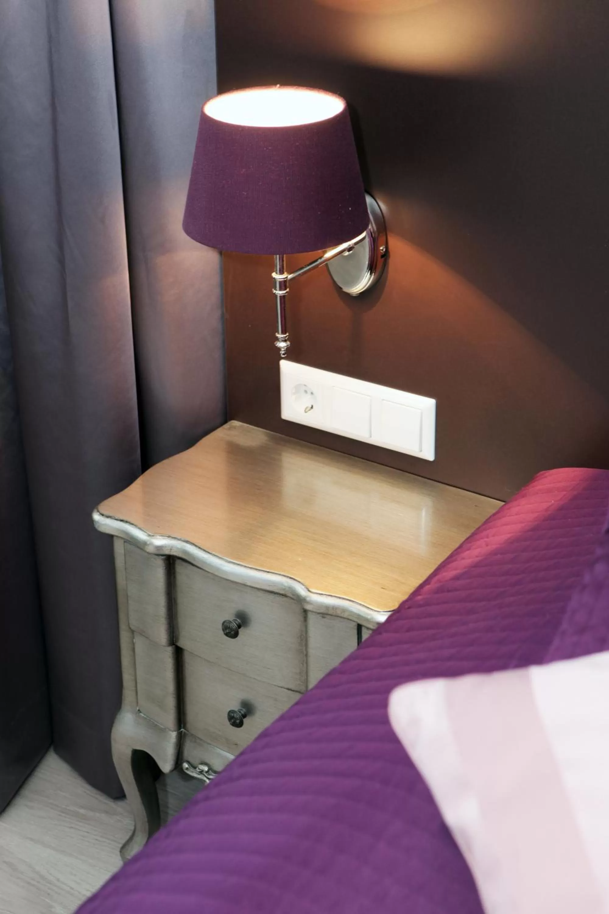 Decorative detail, Bed in Boutique Hotel View