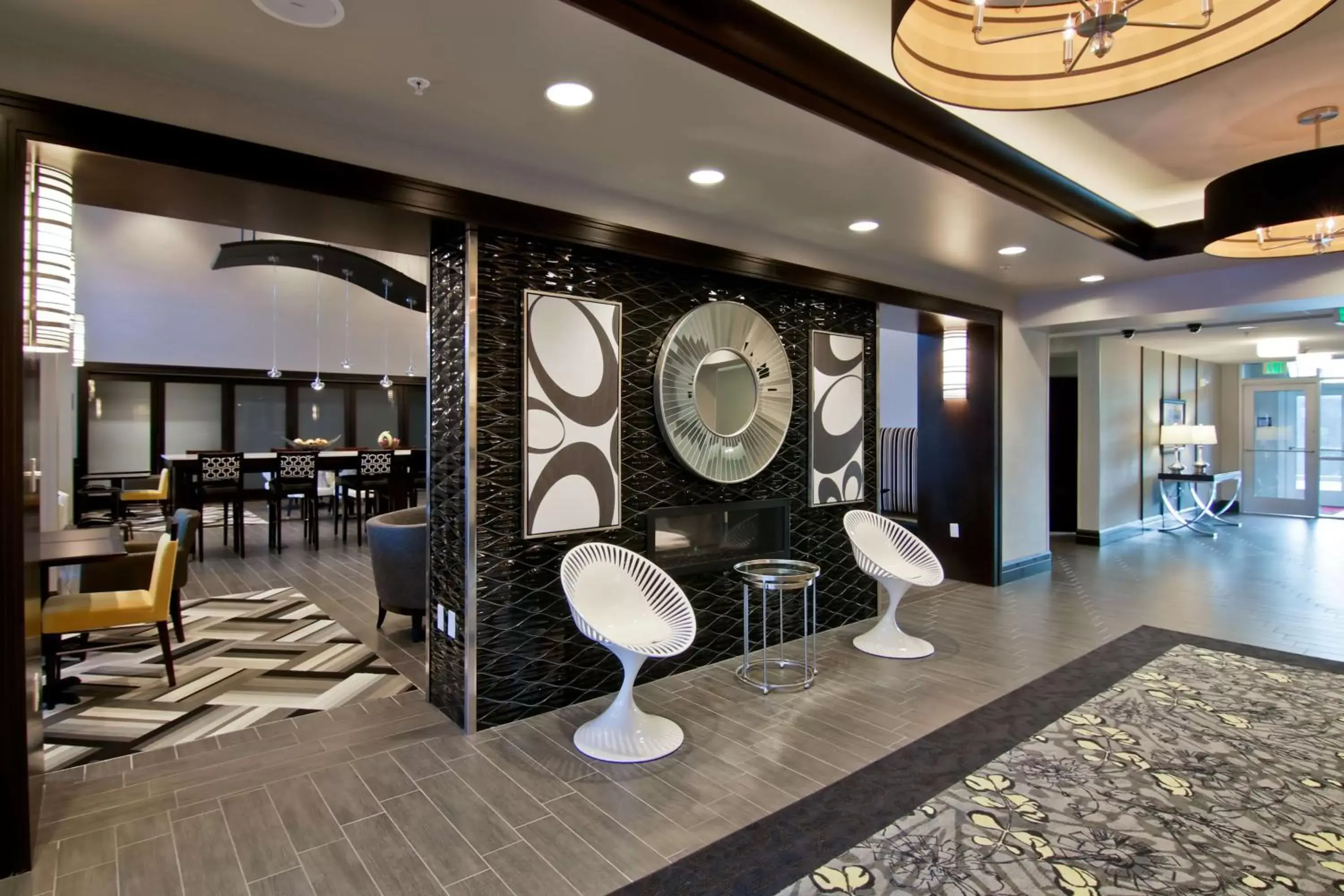 Lobby or reception in Hampton Inn & Suites Bellevue Downtown/Seattle Lobby or reception in Hampton Inn & Suites Bellevue Downtown/Seattle