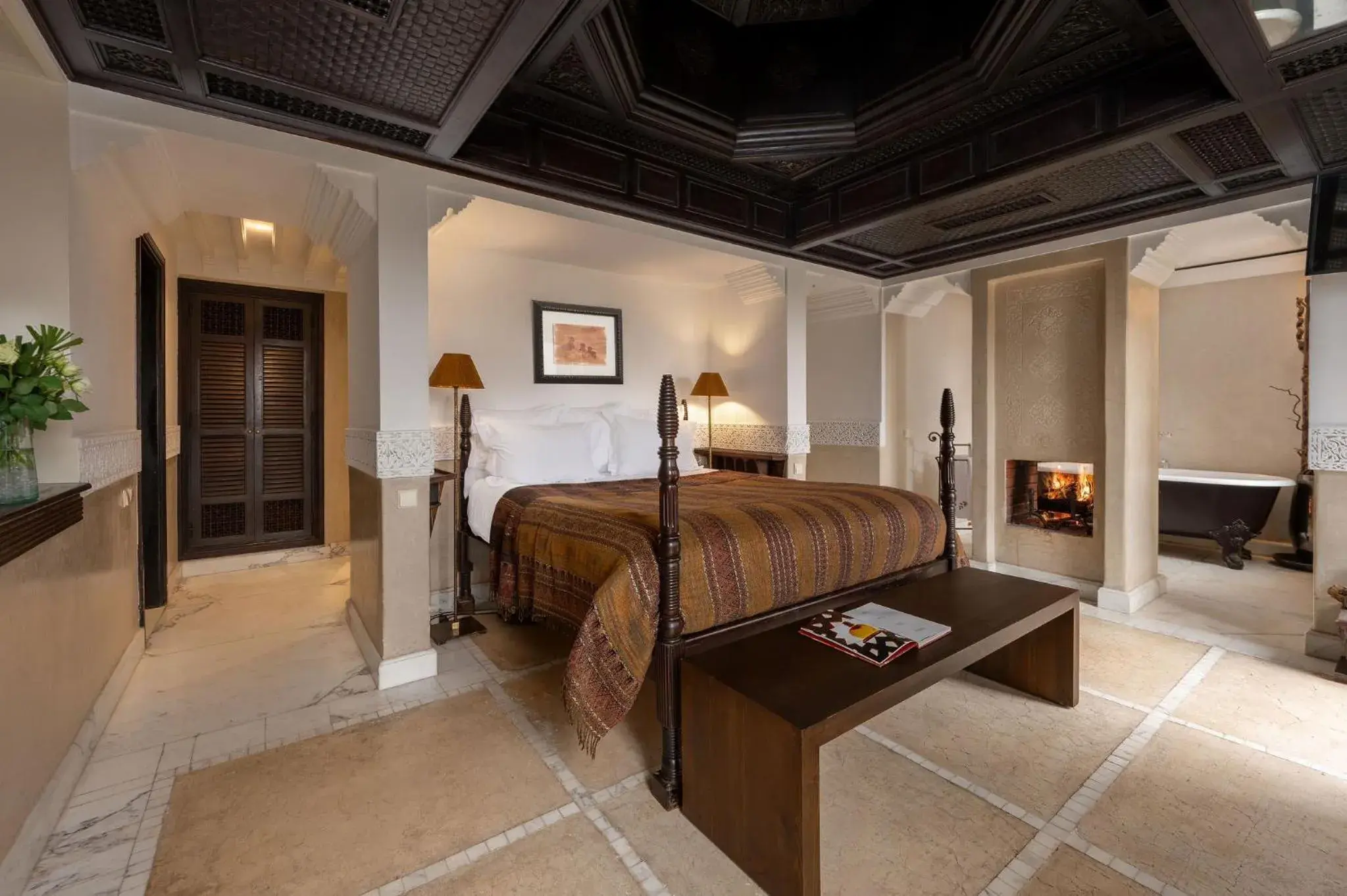 Bedroom in La Villa Des Orangers