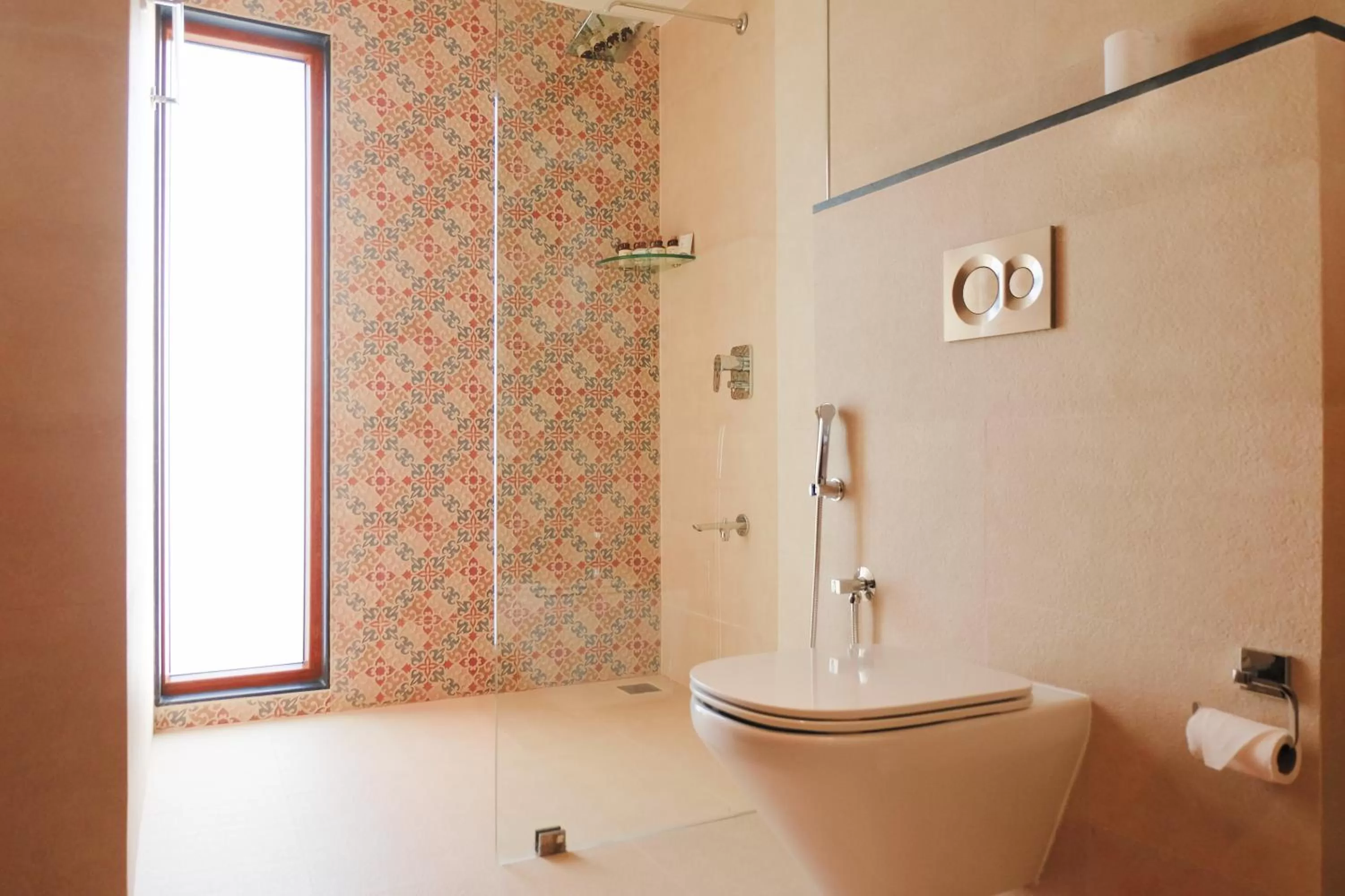 Bathroom in Rockholm at the Light House Beach