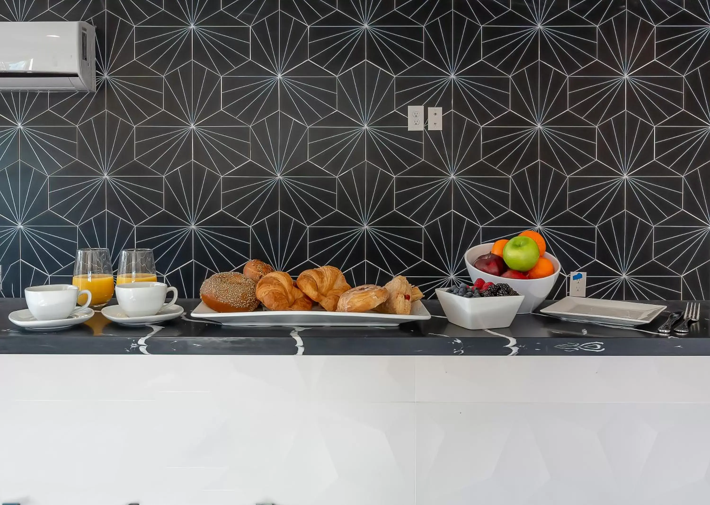 Continental breakfast in Onsen Hotel and Spa Continental breakfast in Onsen Hotel and Spa