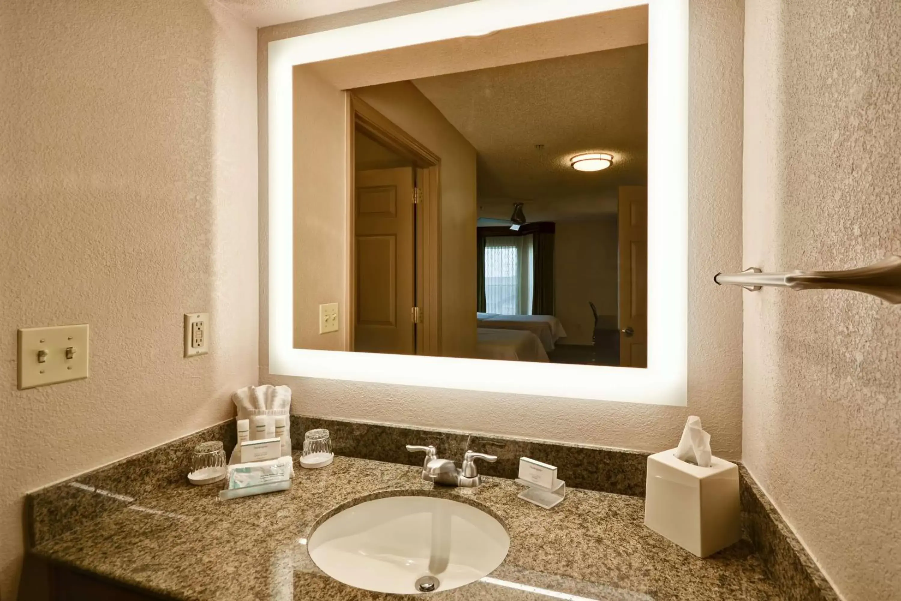 Bathroom in Homewood Suites Hillsboro Beaverton