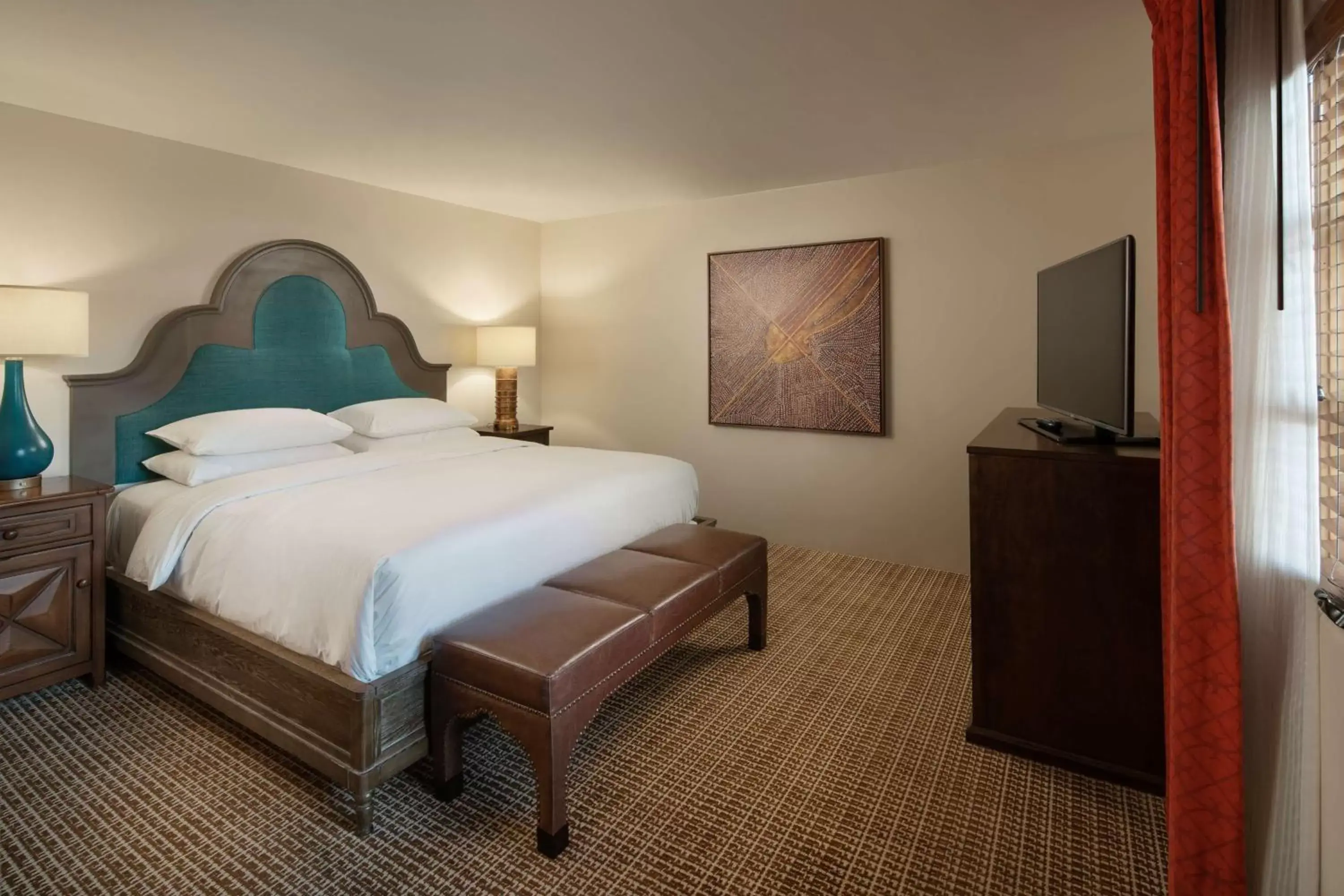 Bedroom, Bed in Royal Palms Resort and Spa, part of Hyatt