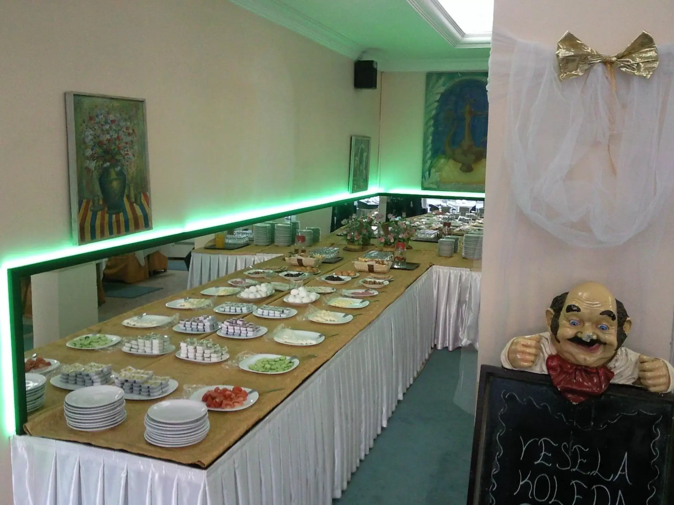 Buffet breakfast in Ayvazali Hotel