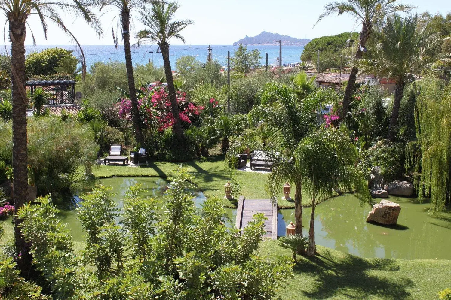 Garden, Pool View in Hotel Mediterraneo