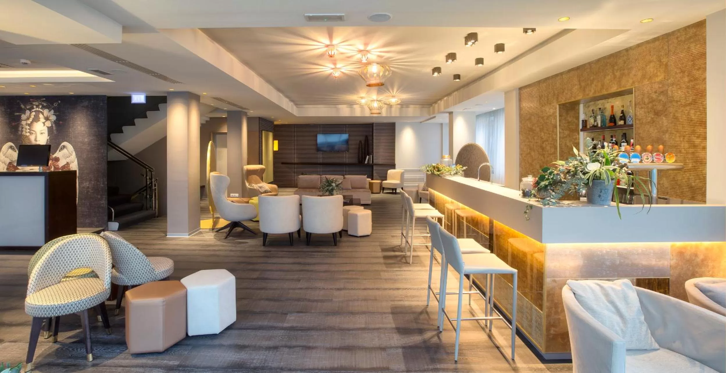 Lobby or reception in Hotel Dory