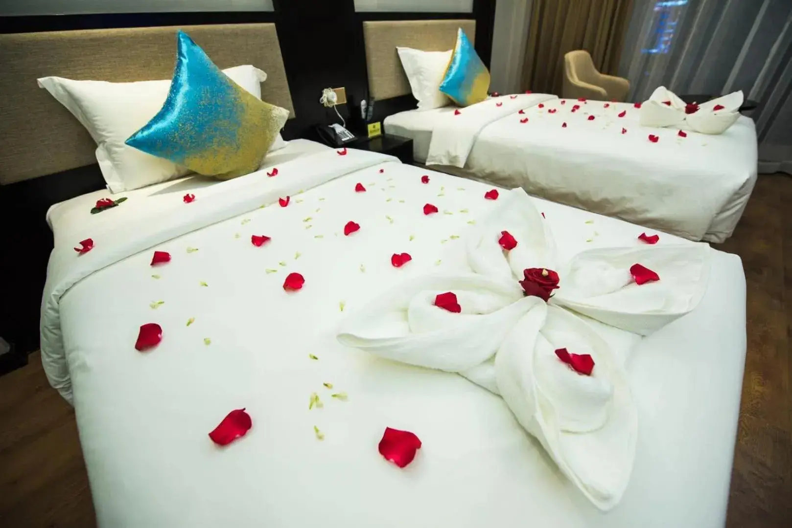 Bed in Le Chen Miiya Hotel