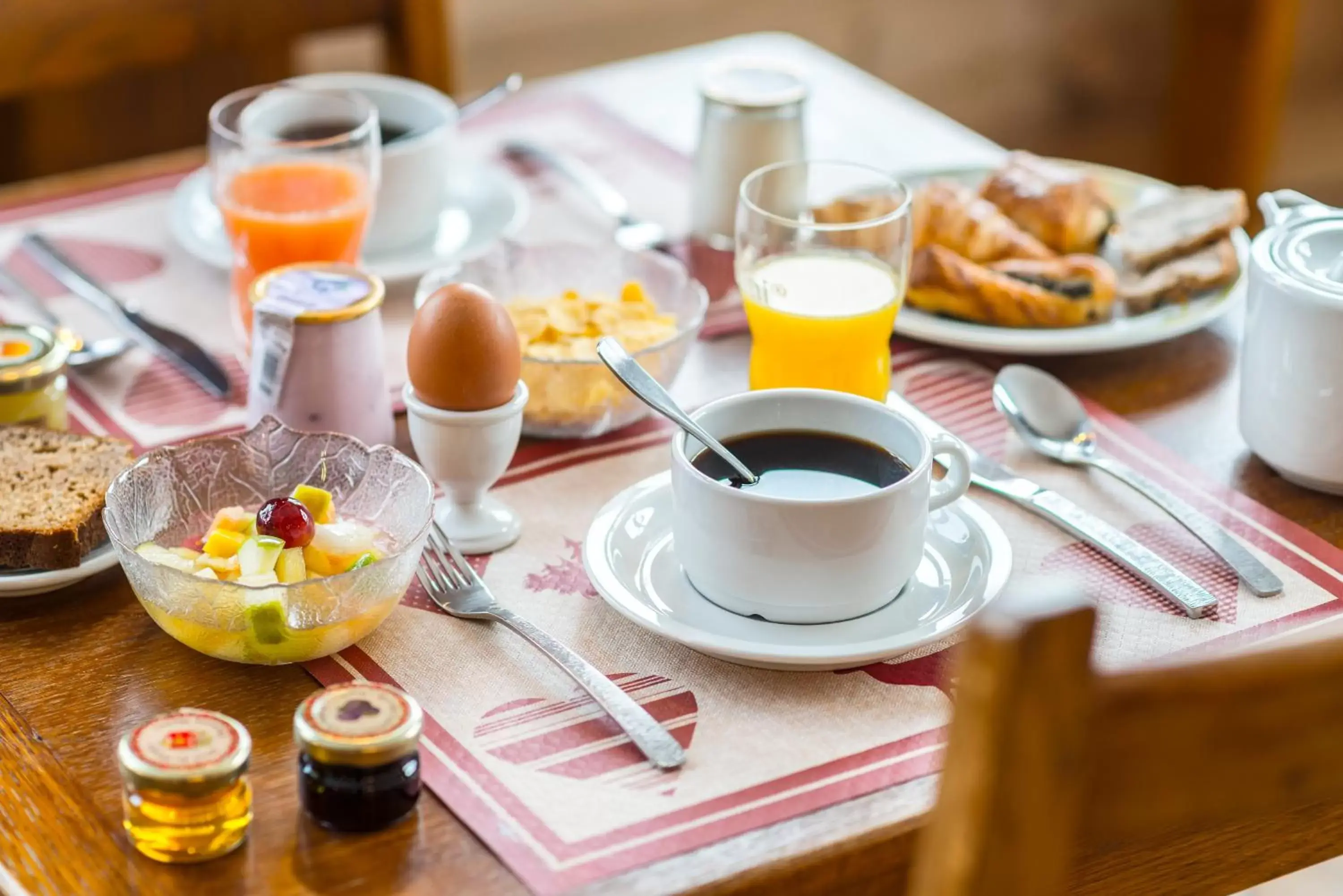 Food close-up in Hotel Les Arolles