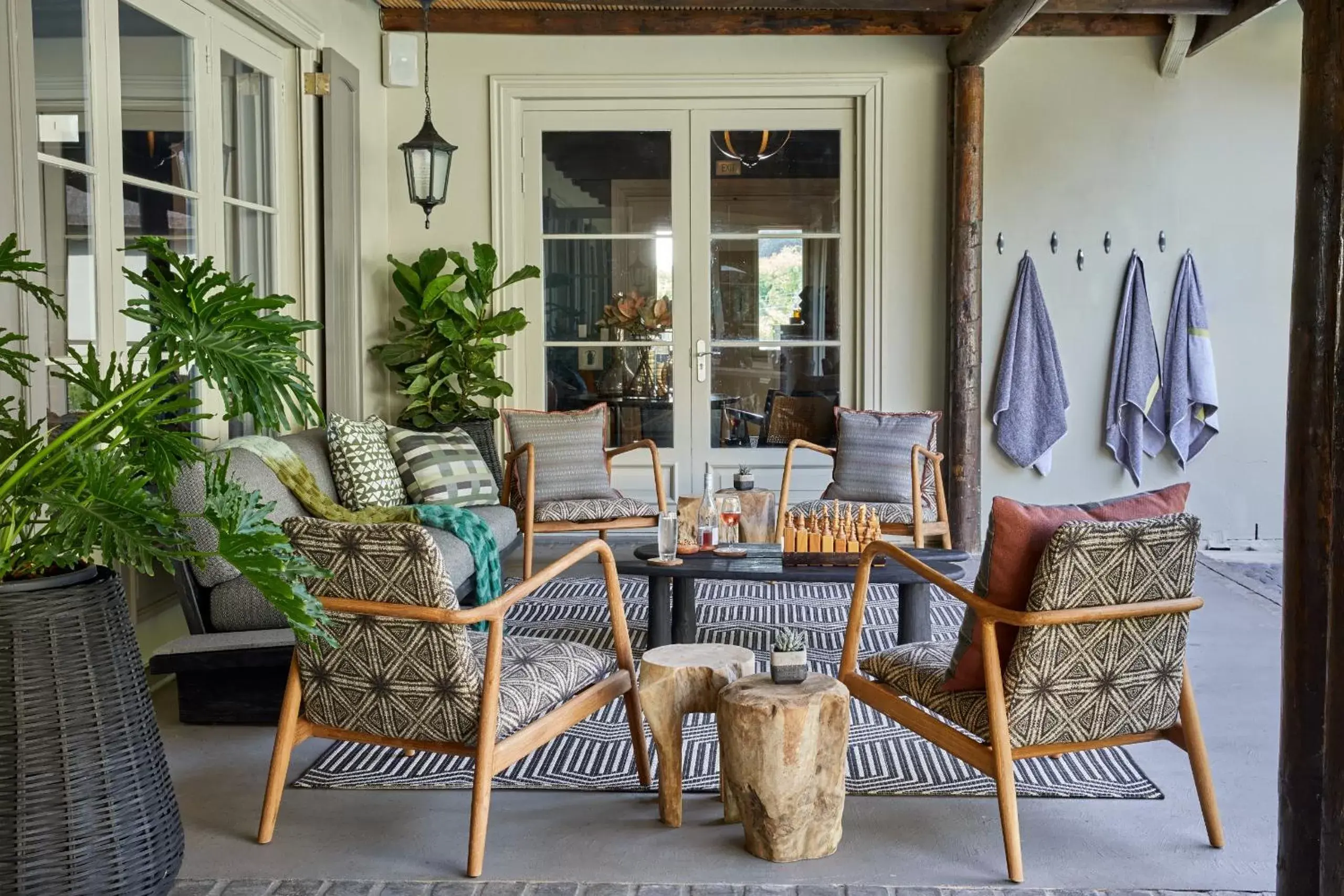 Patio in The Thatch House Hermanus