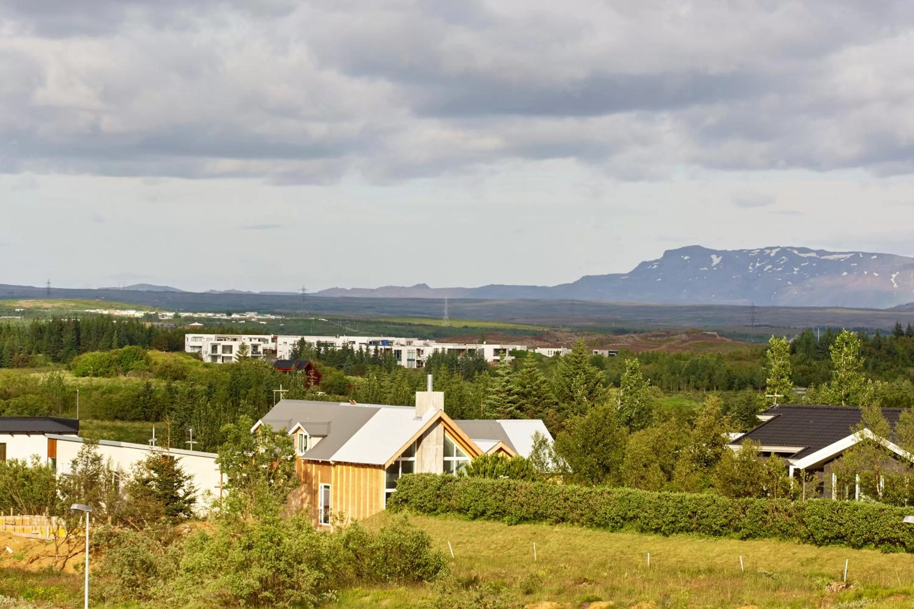 Mountain view in Hótel Heiðmörk