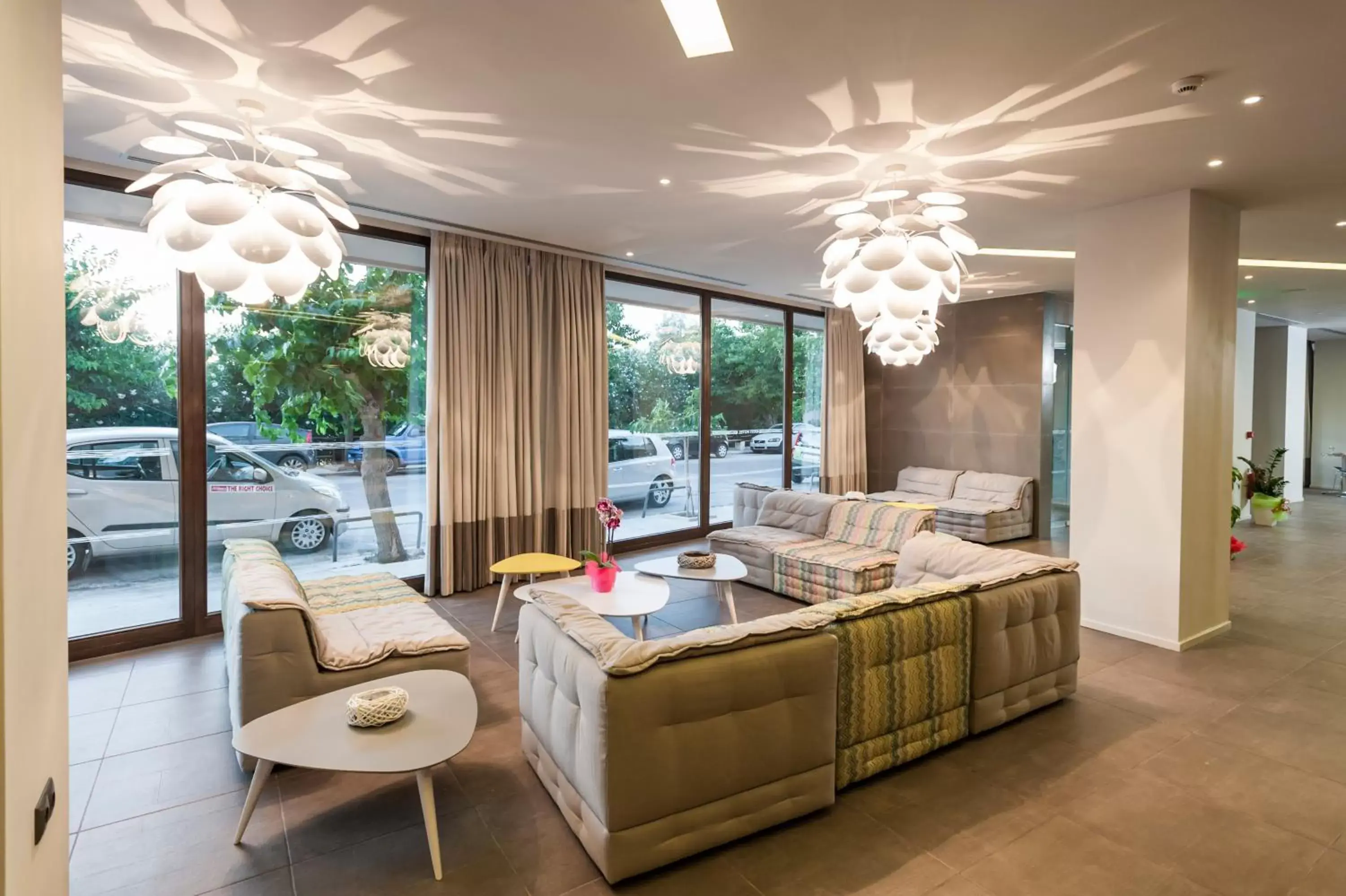 Living room in Kriti Hotel Living room in Kriti Hotel