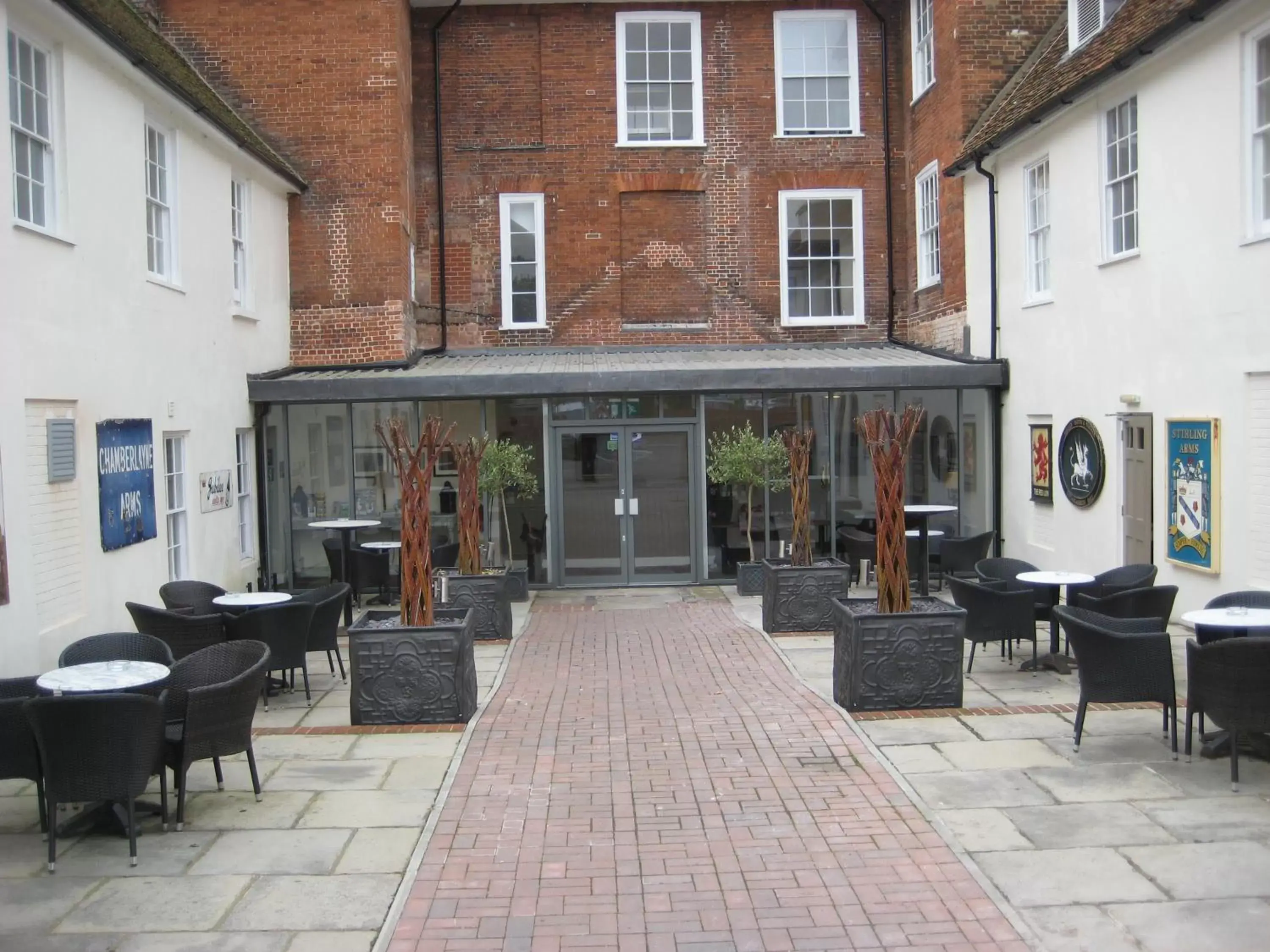 Patio in The Star and Garter Hotel