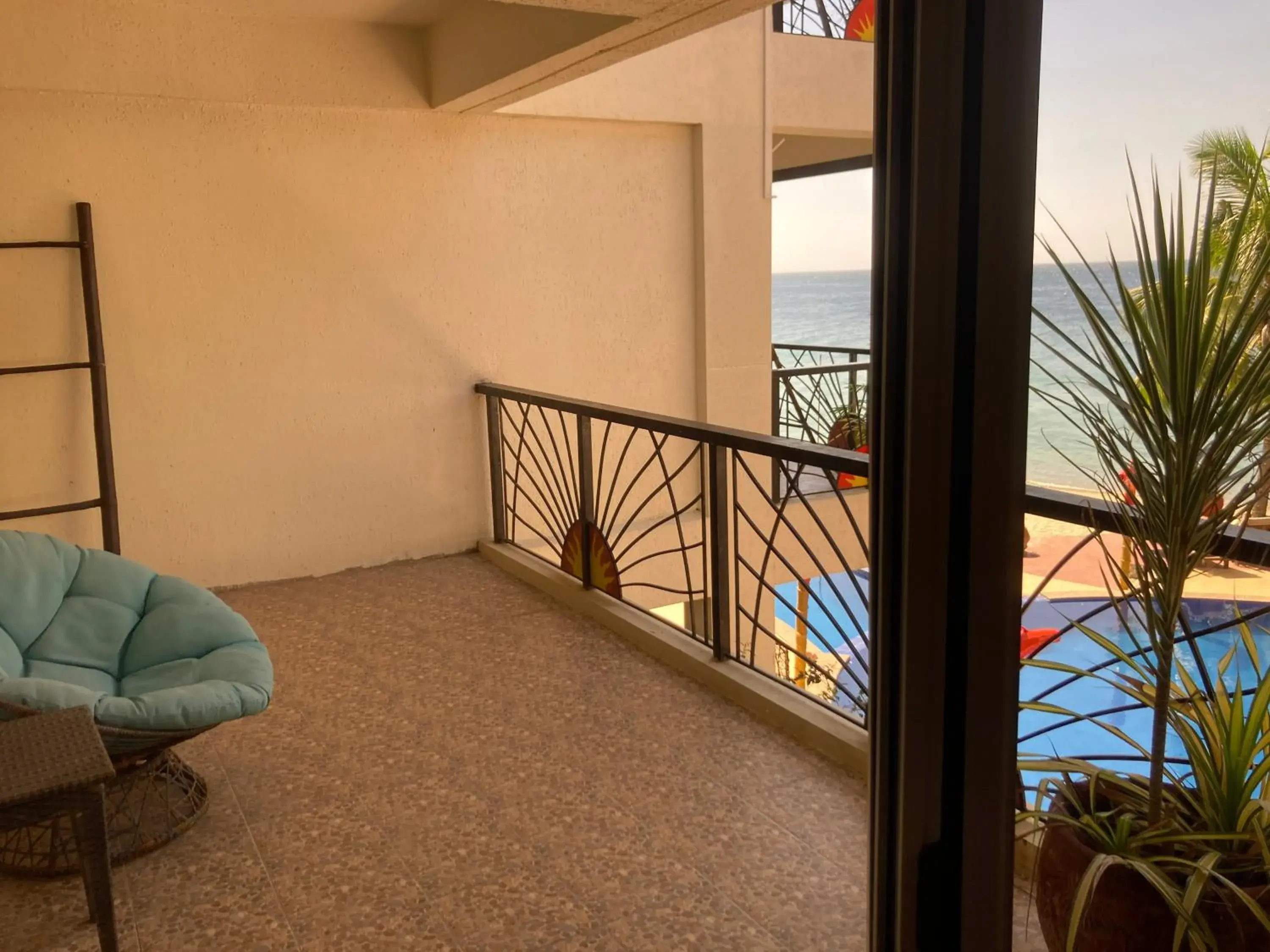 Balcony/Terrace in Sunset At Aninuan Beach Resort