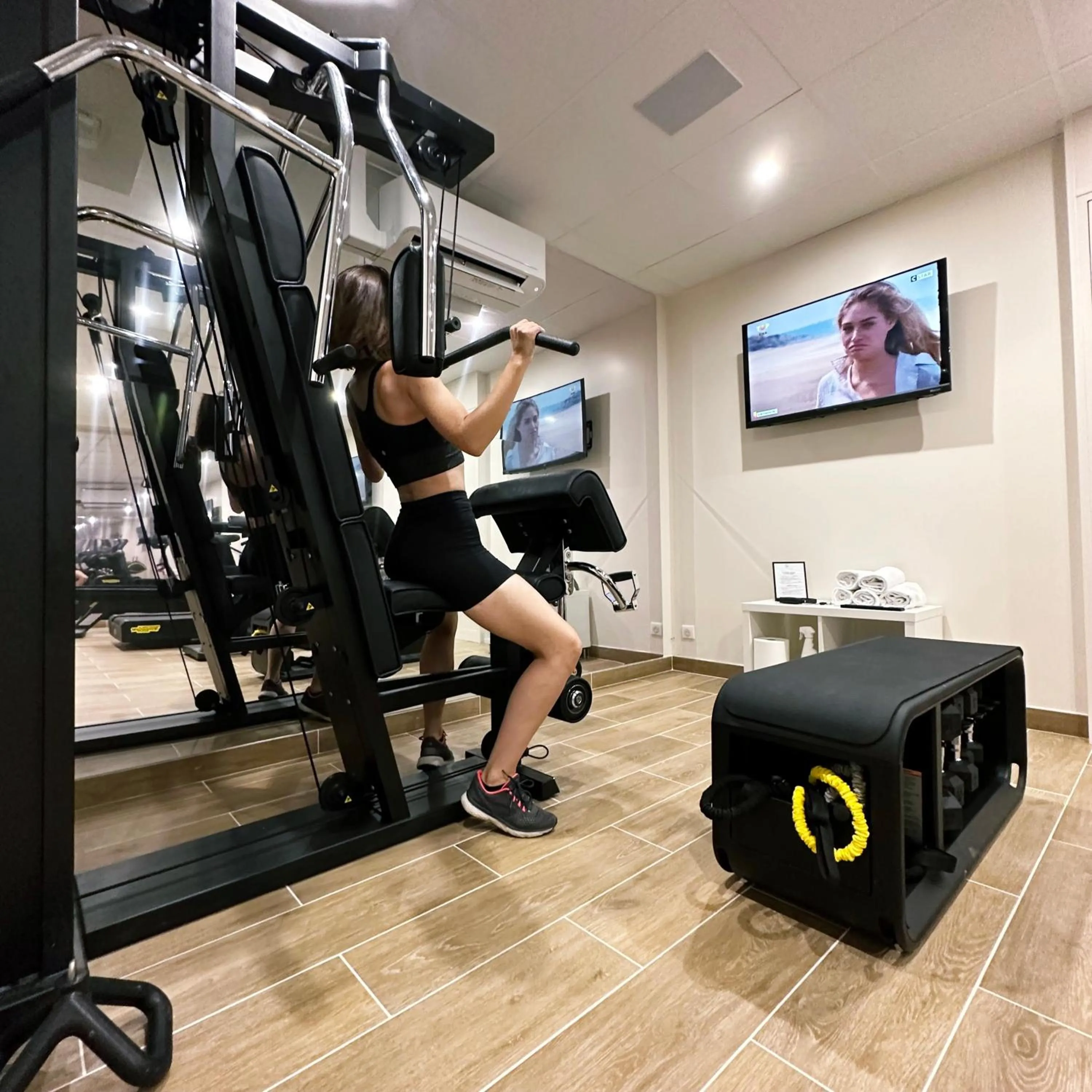 Fitness centre/facilities in Domaine De La Corniche