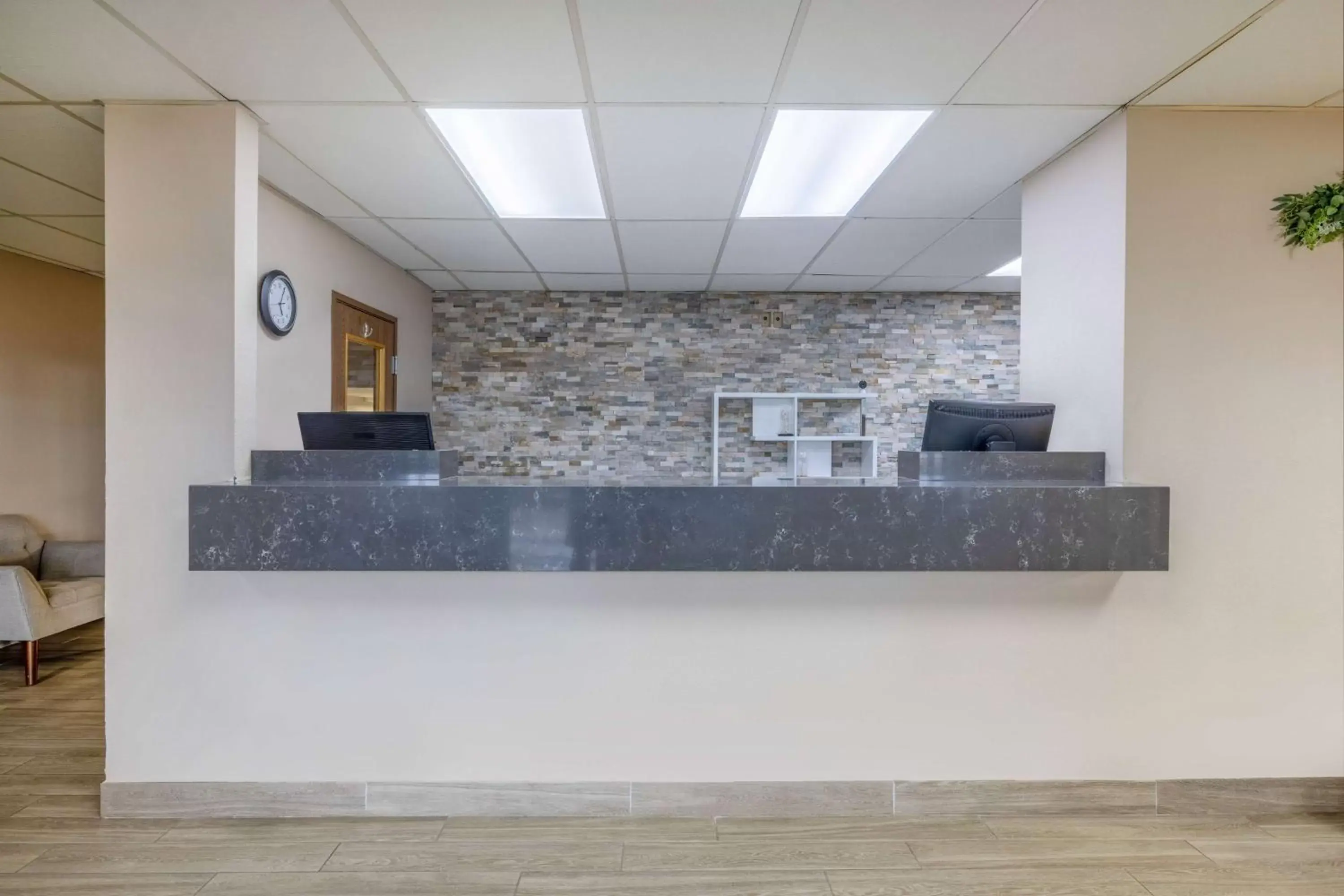 Lobby or reception in Super 8 by Wyndham Butte MT Lobby or reception in Super 8 by Wyndham Butte MT