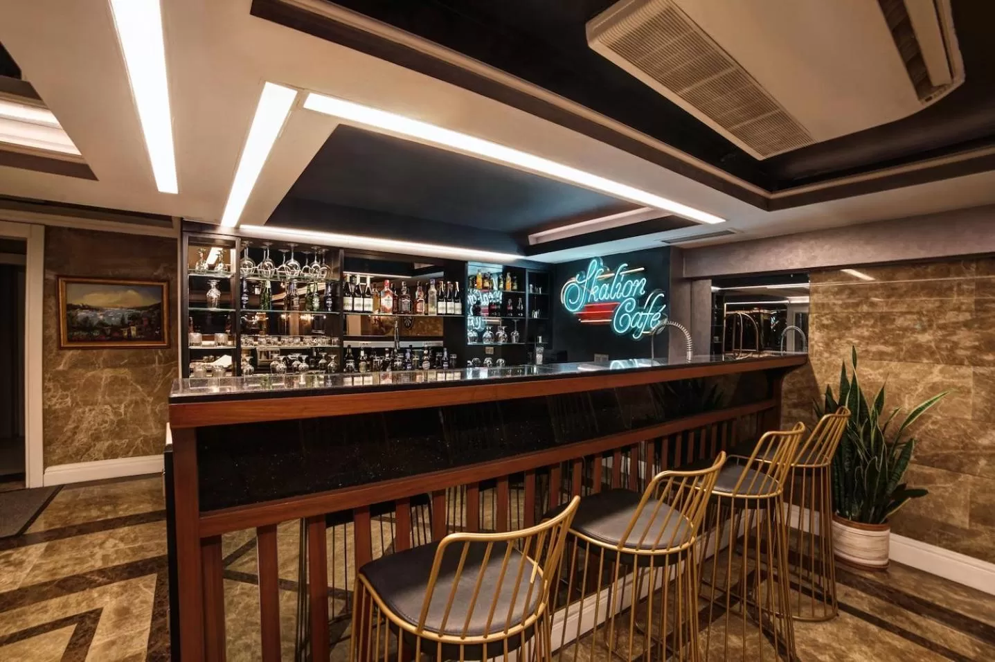 Lobby or reception in Skalion Hotel