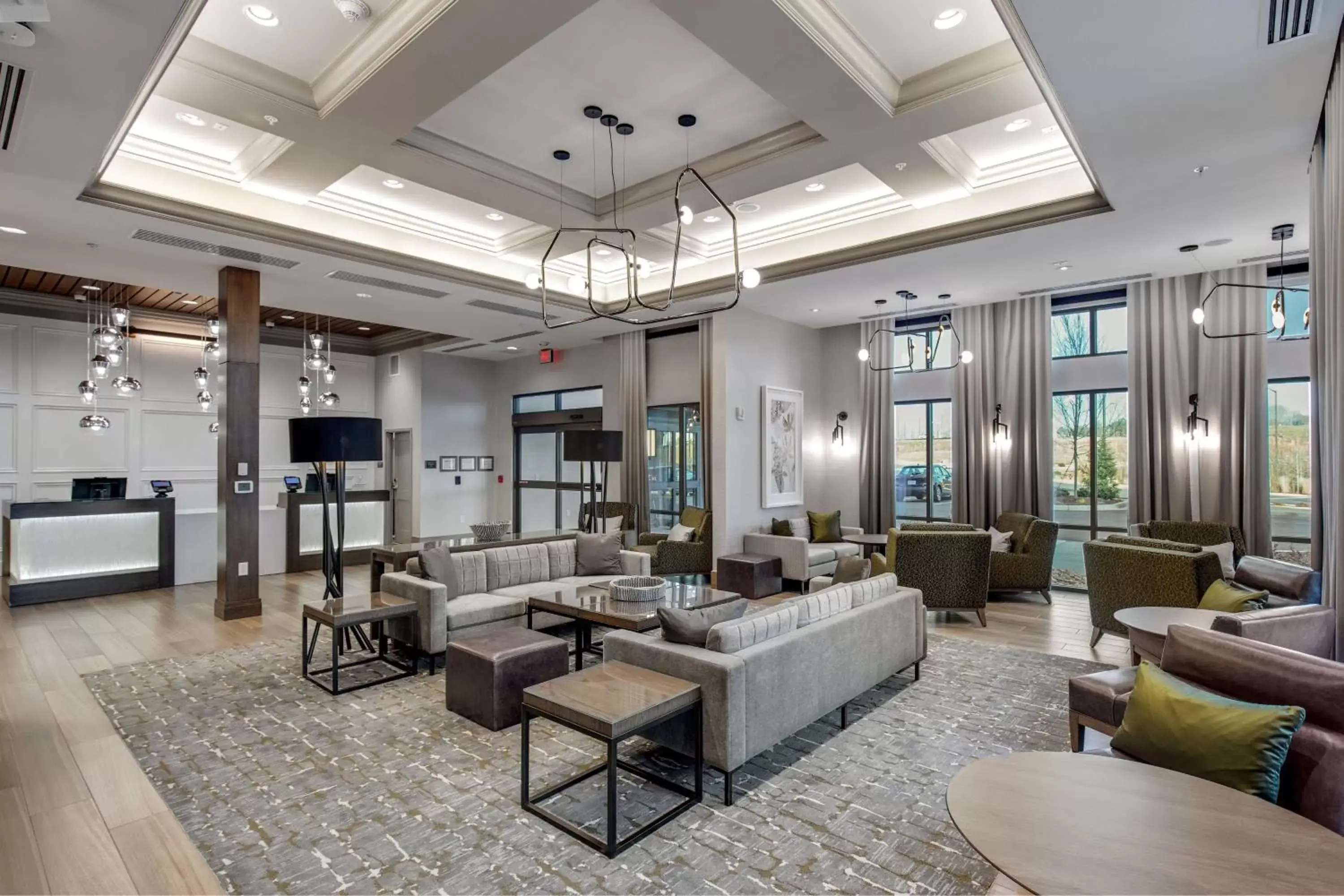 Lobby or reception, Lounge/Bar in Residence Inn by Marriott Atlanta Covington