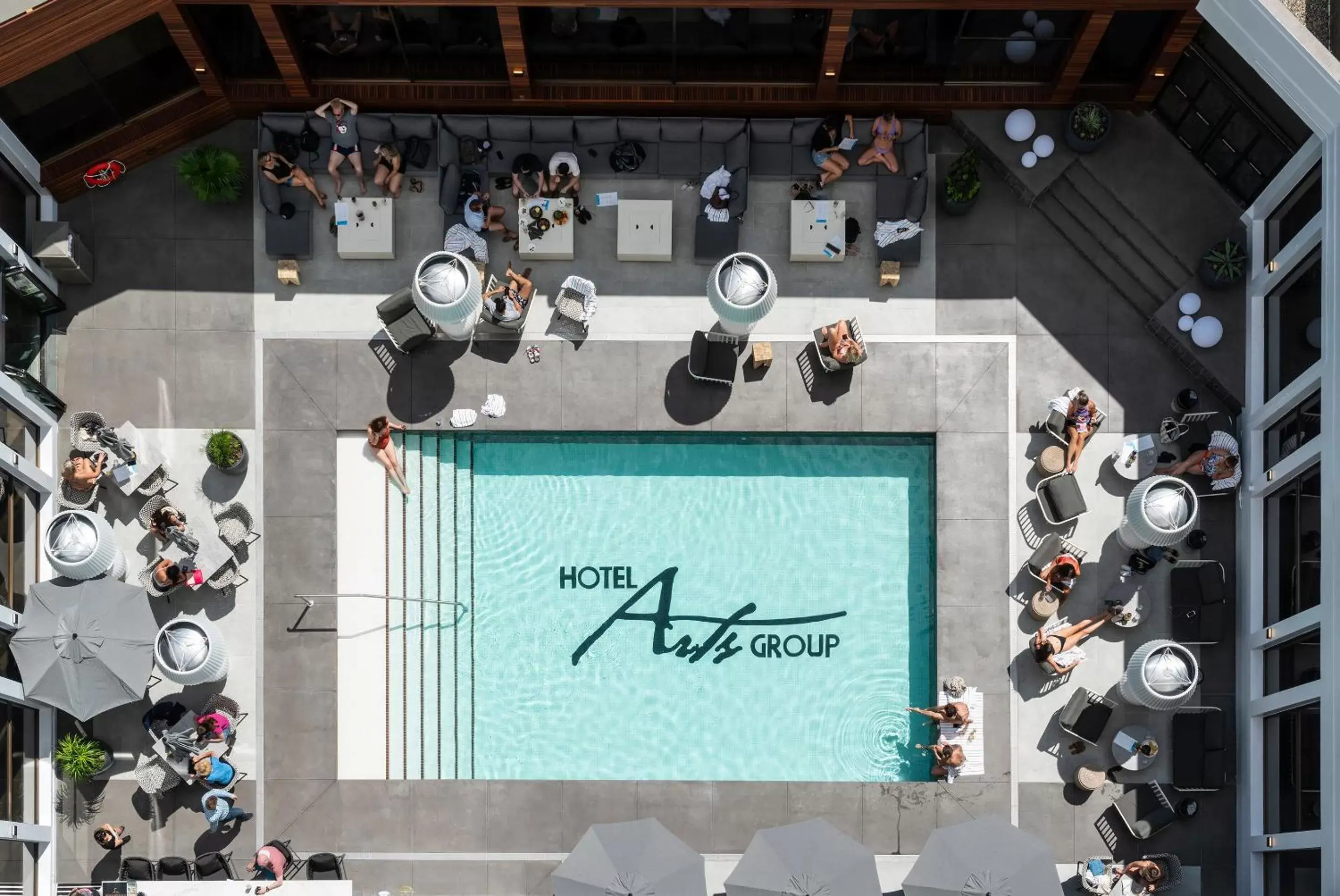 Patio, Pool View in Hotel Arts