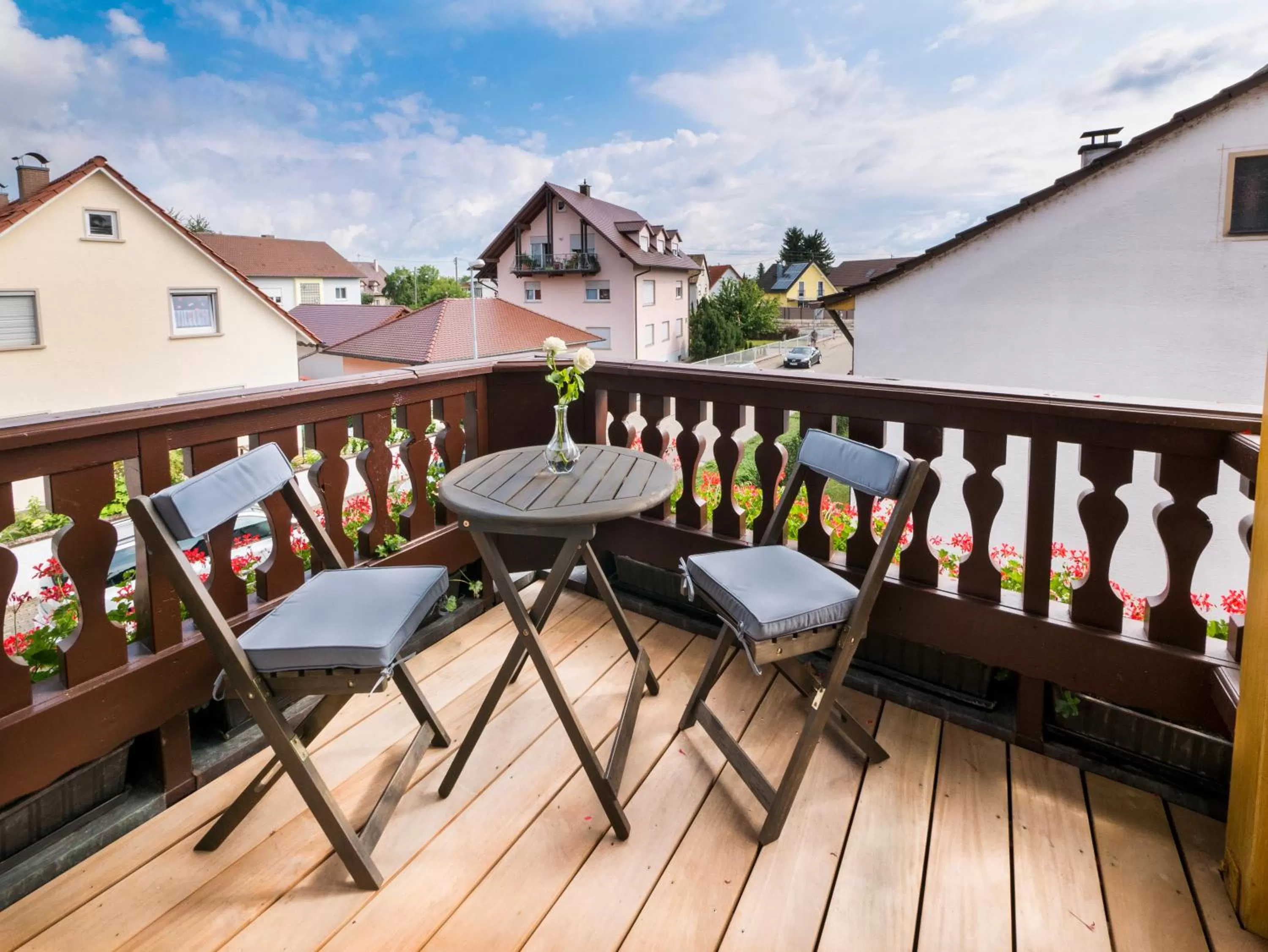 Balcony/Terrace in Hotel Restaurant Schiff