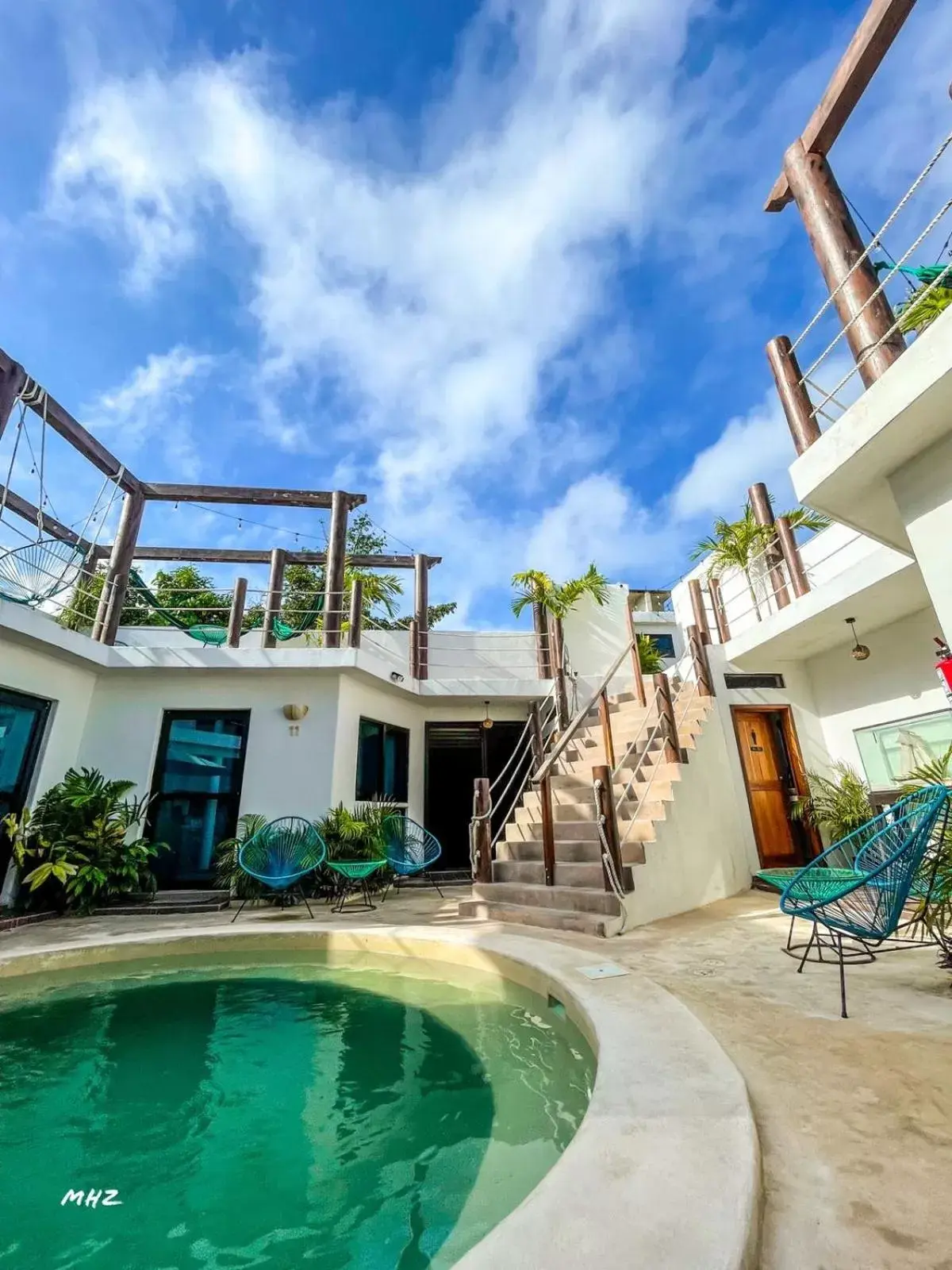 Swimming Pool in Ade Hotel Bacalar