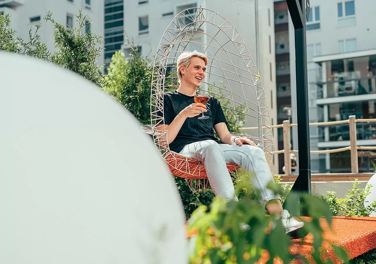 Balcony/Terrace in Hotel AX