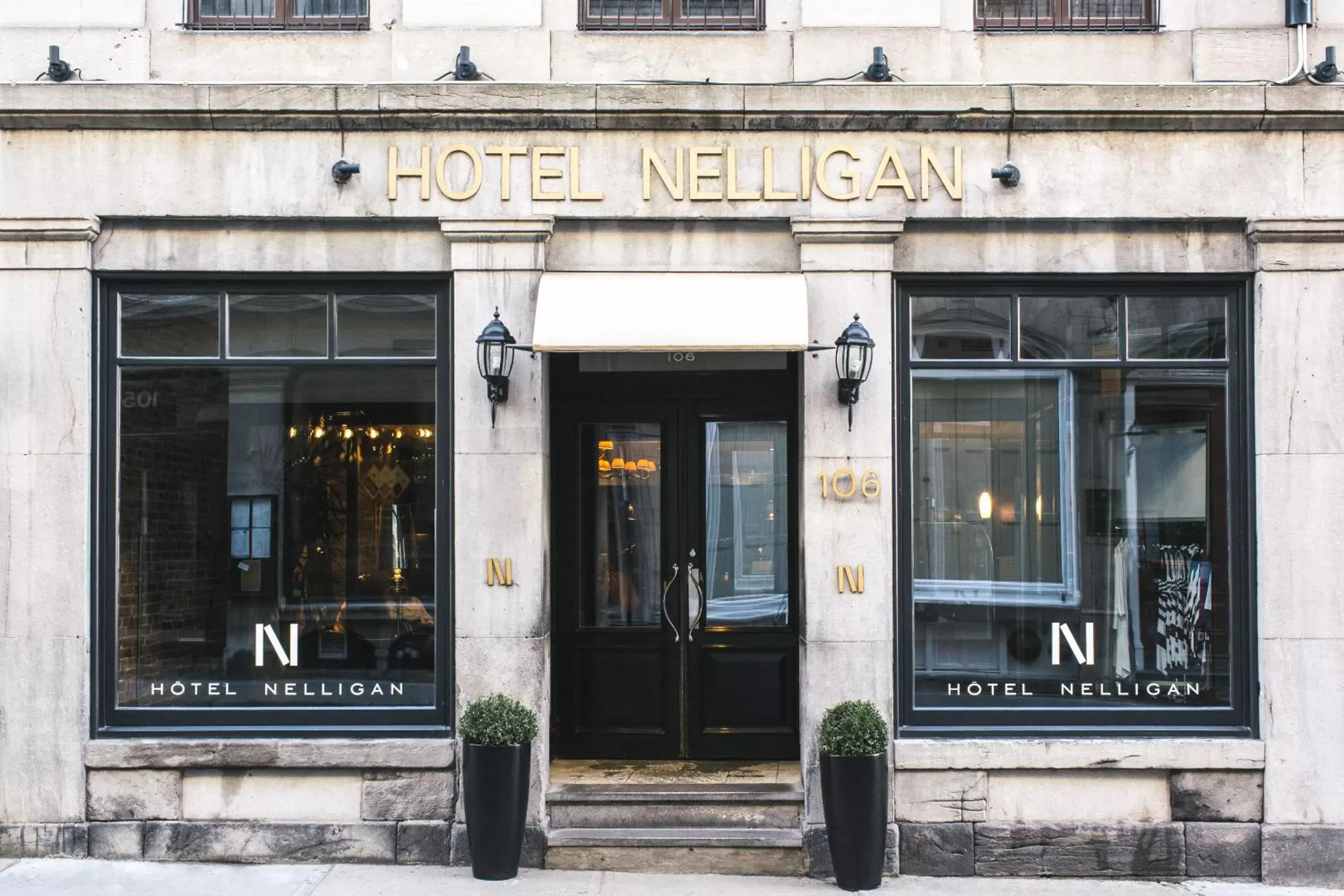 Facade/entrance in Hotel Nelligan