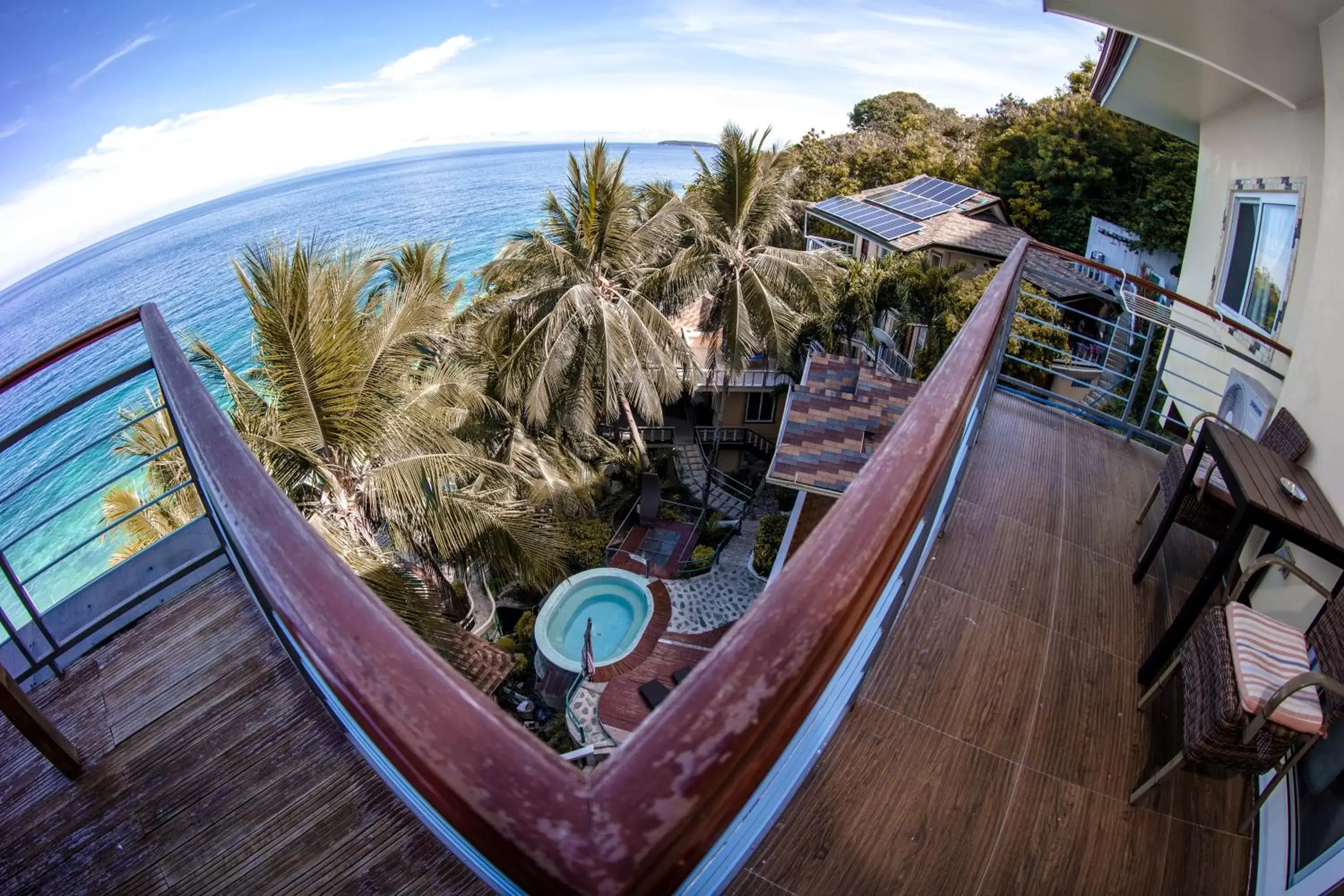 Balcony/Terrace in Oslob Seafari Resort