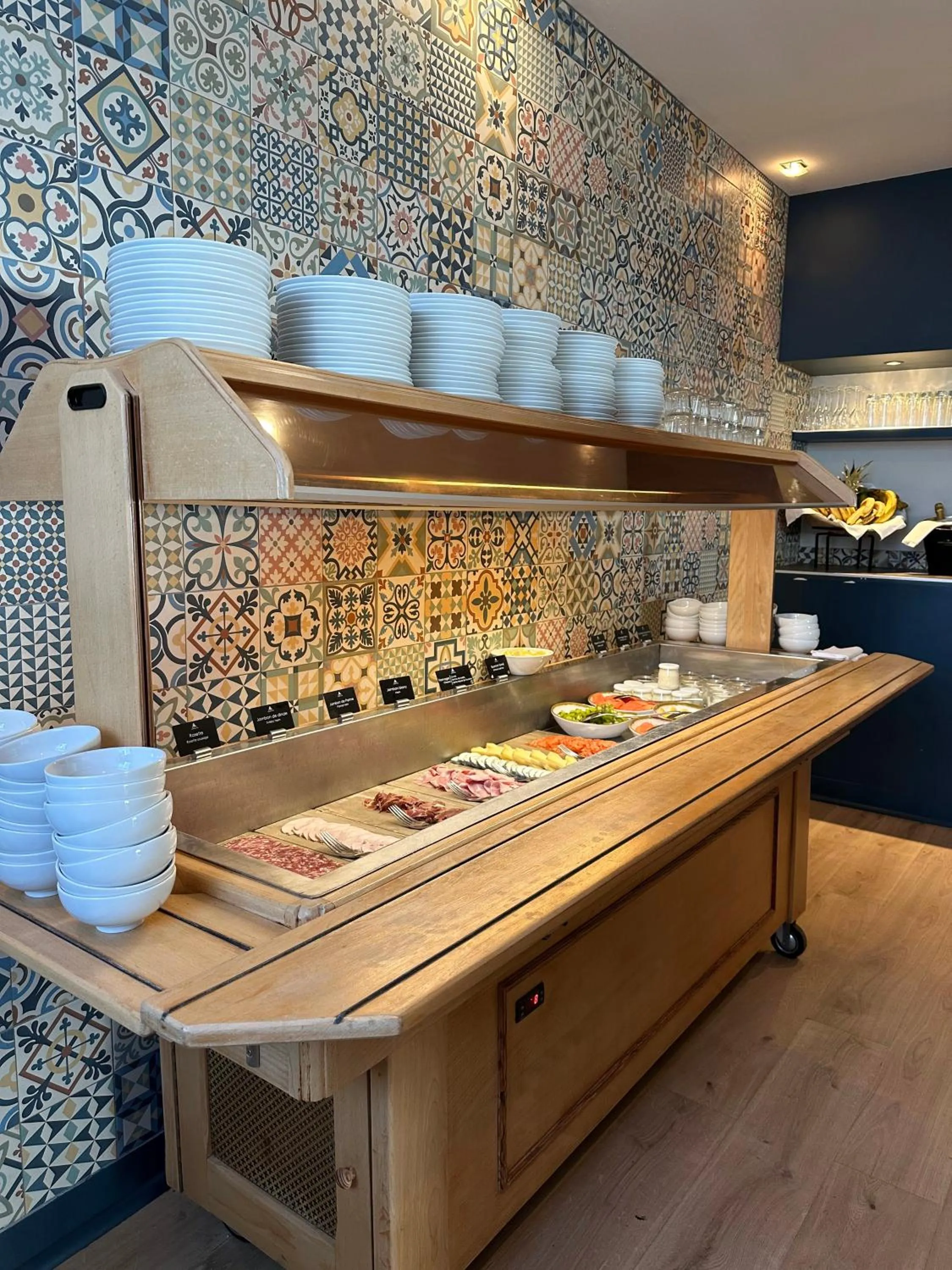 Buffet breakfast in Domaine De La Corniche