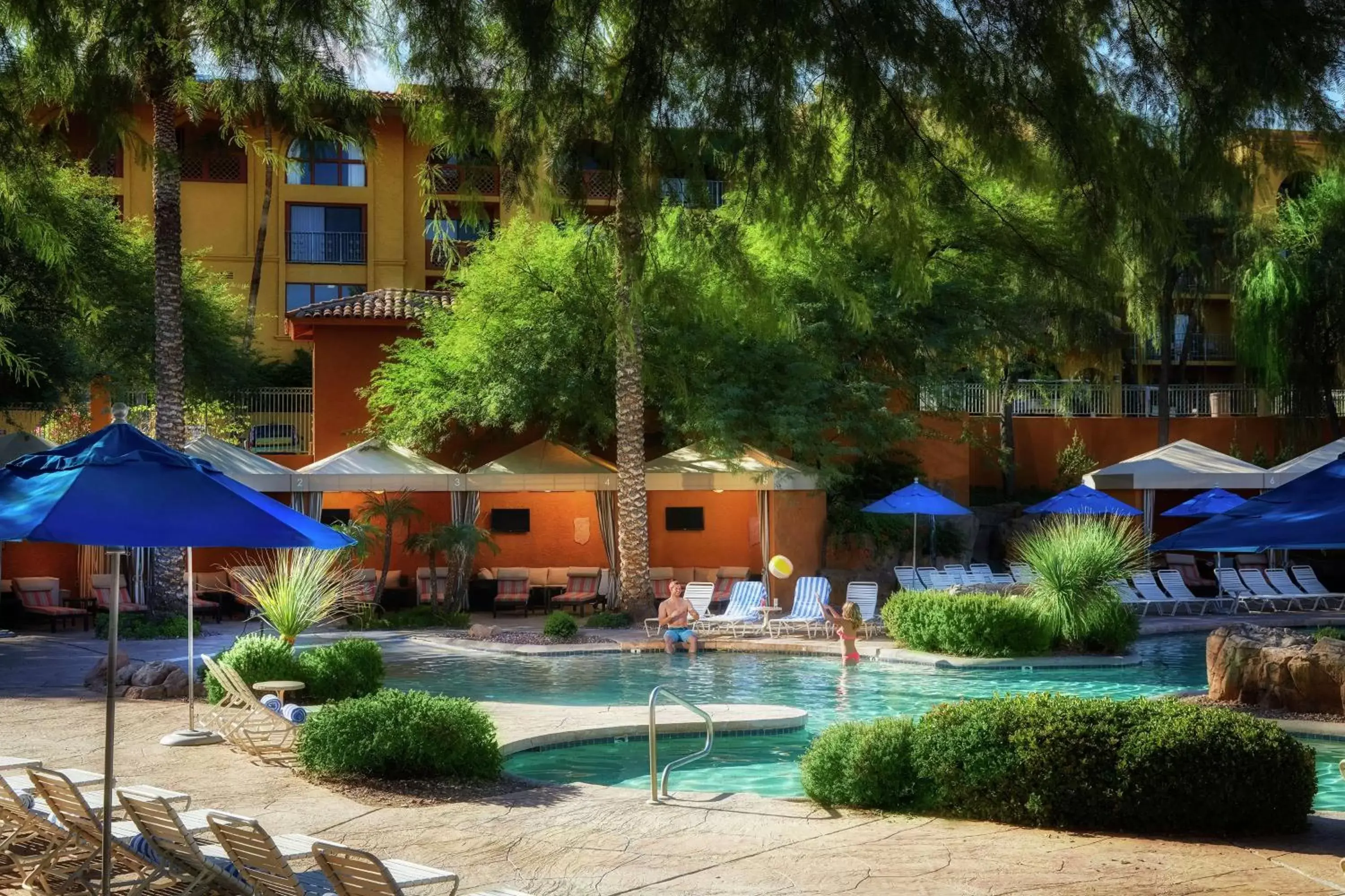 Pool view, Property Building in Hilton Phoenix Tapatio Cliffs Resort