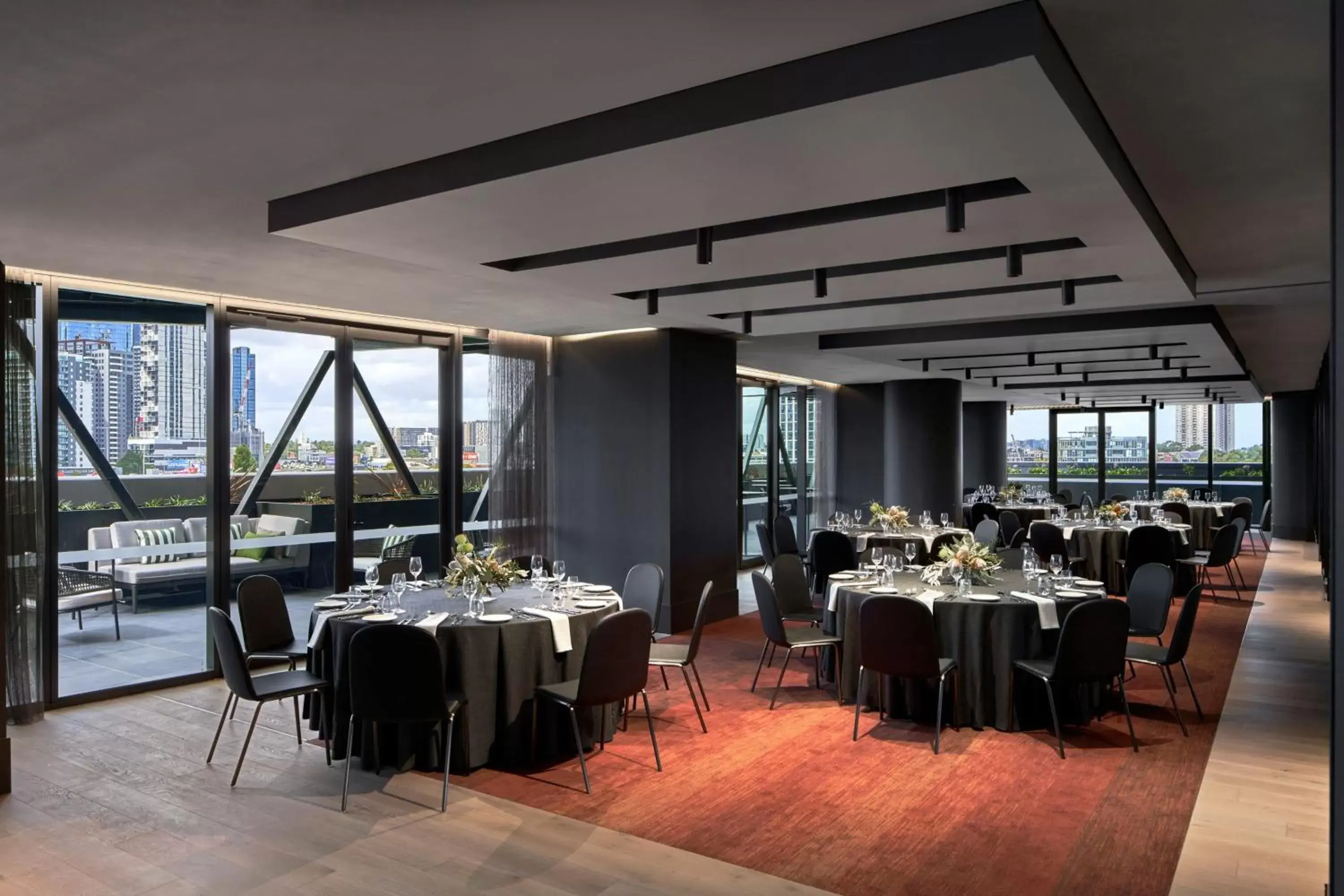 Meeting/conference room, Restaurant/Places to Eat in AC Hotel by Marriott Melbourne Southbank