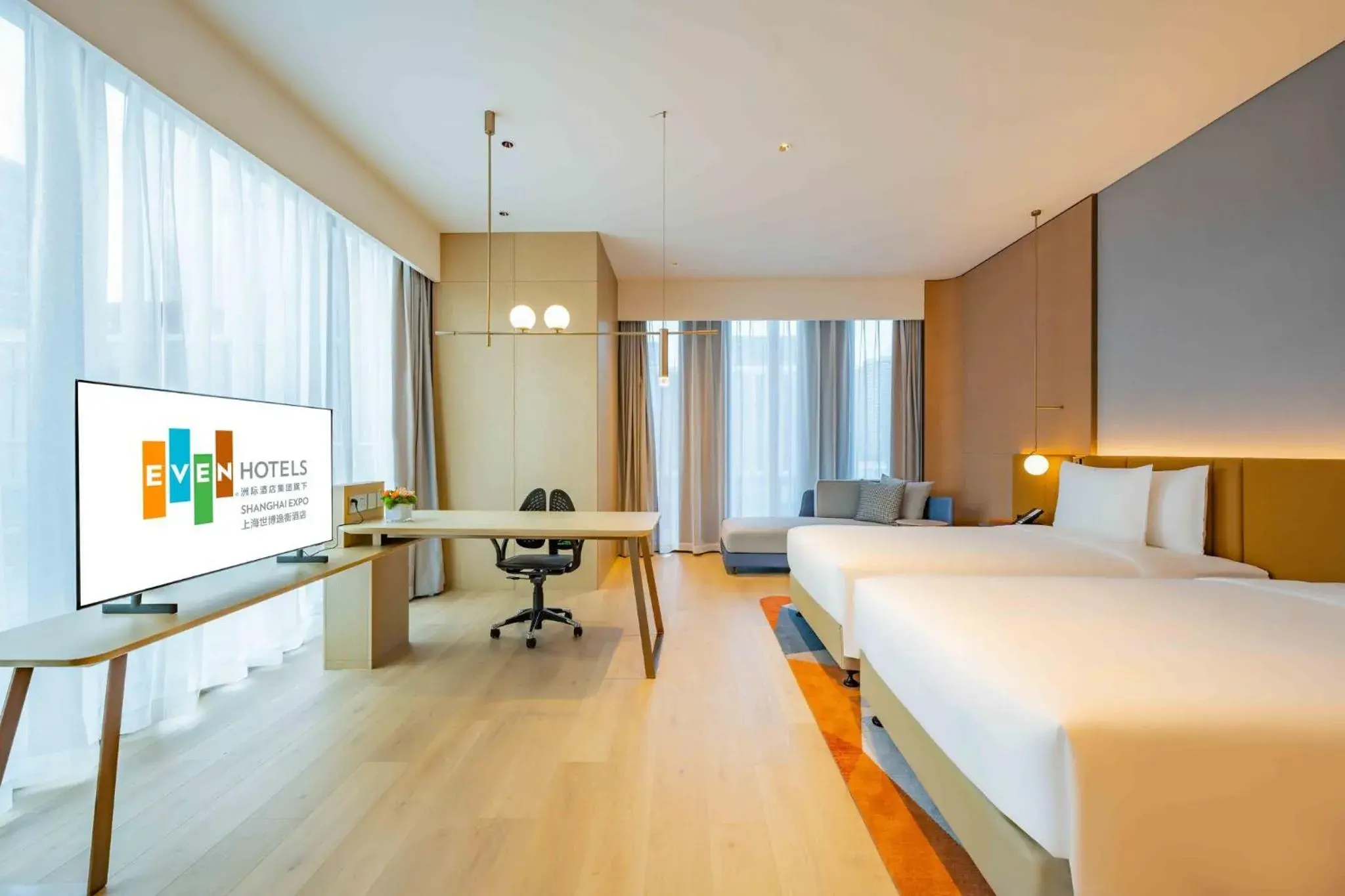 Photo of the whole room in EVEN Hotels Shanghai Expo, an IHG Hotel