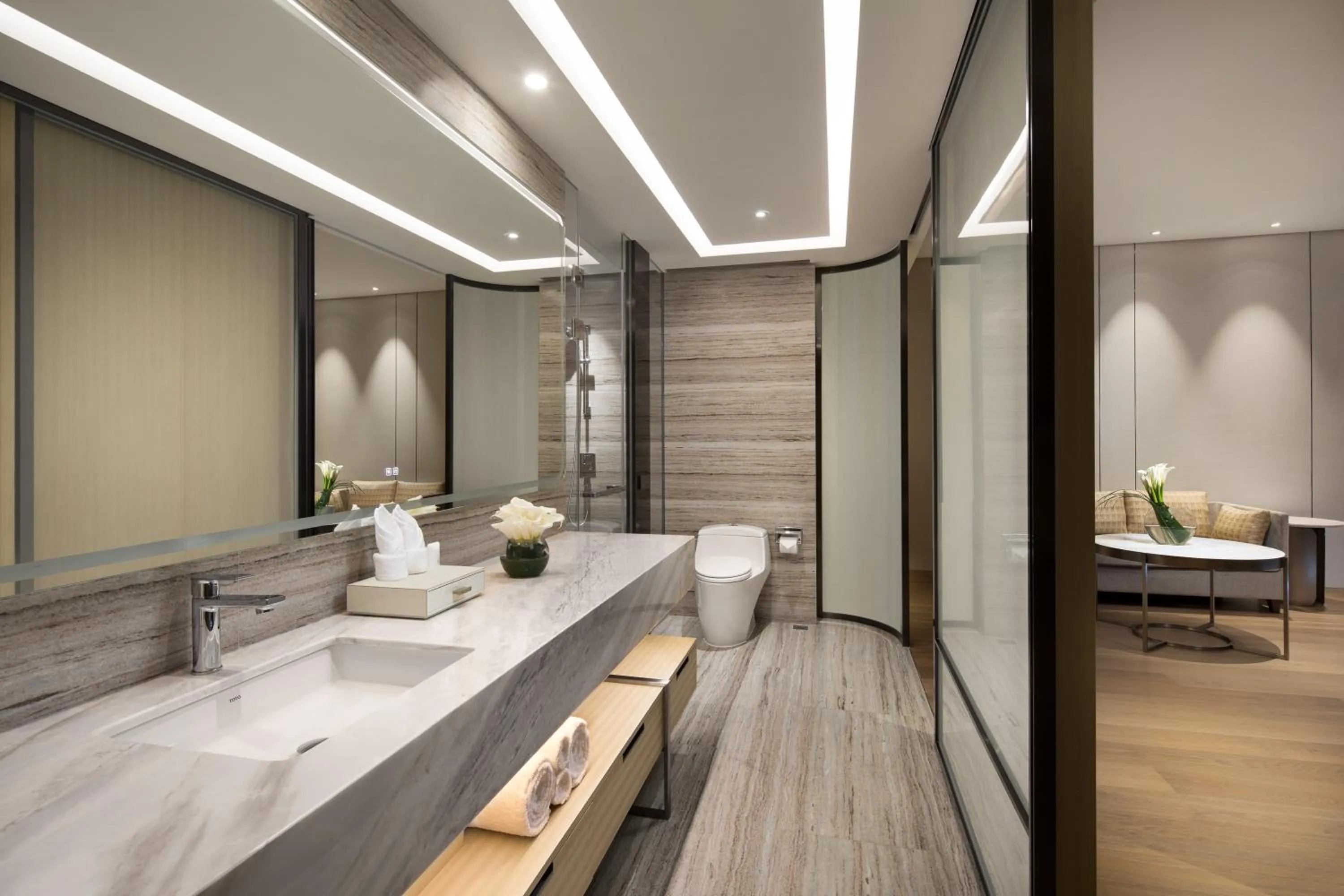 Bathroom in Wyndham Shanghai Pudong