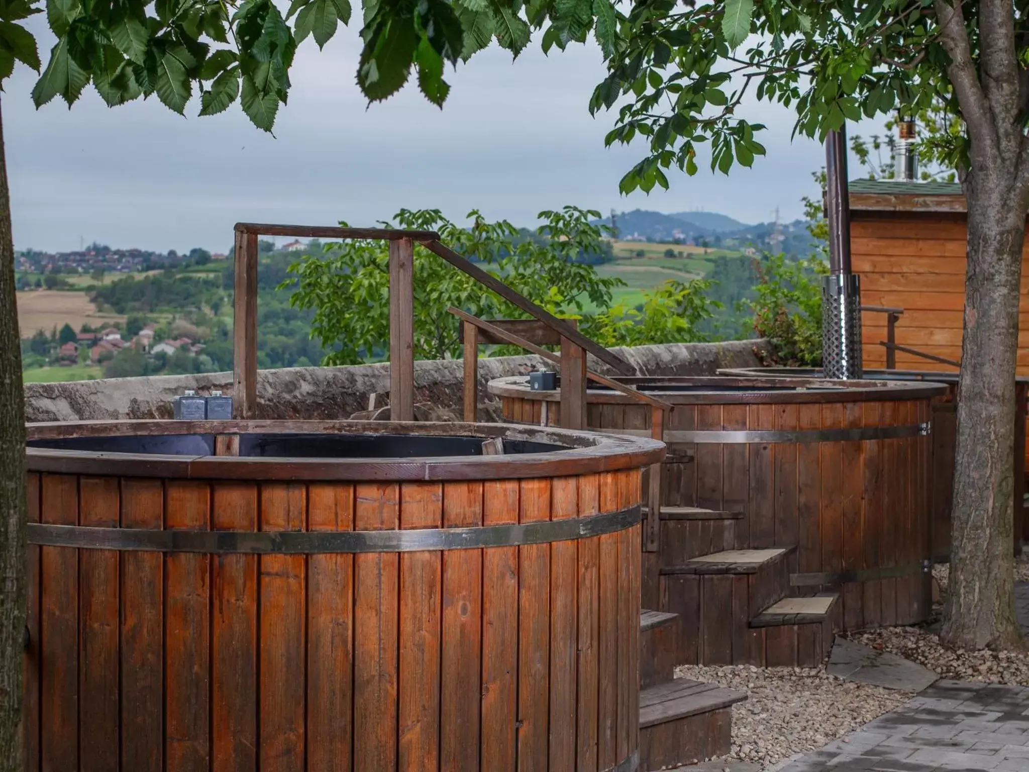 Hot Tub in Montaldo Castle & Resort