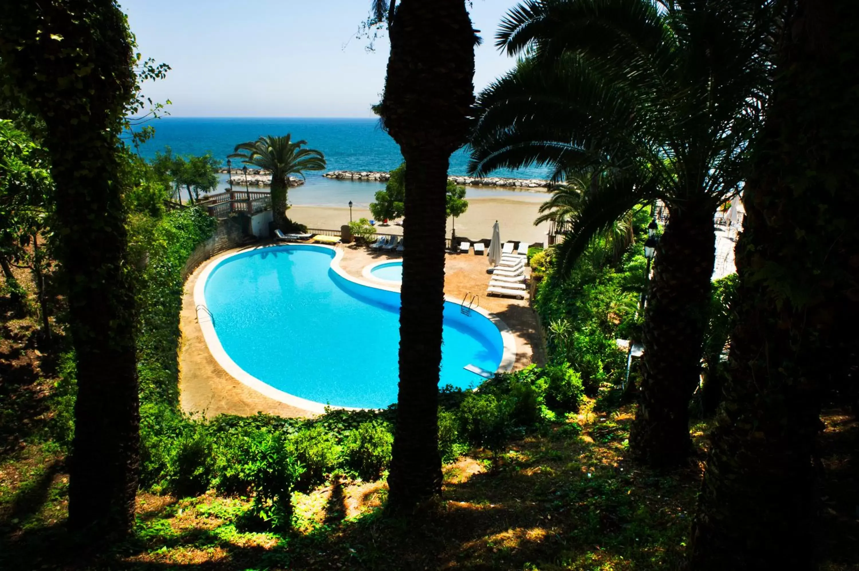 Restaurant/places to eat, Pool View in Grande Albergo Miramare