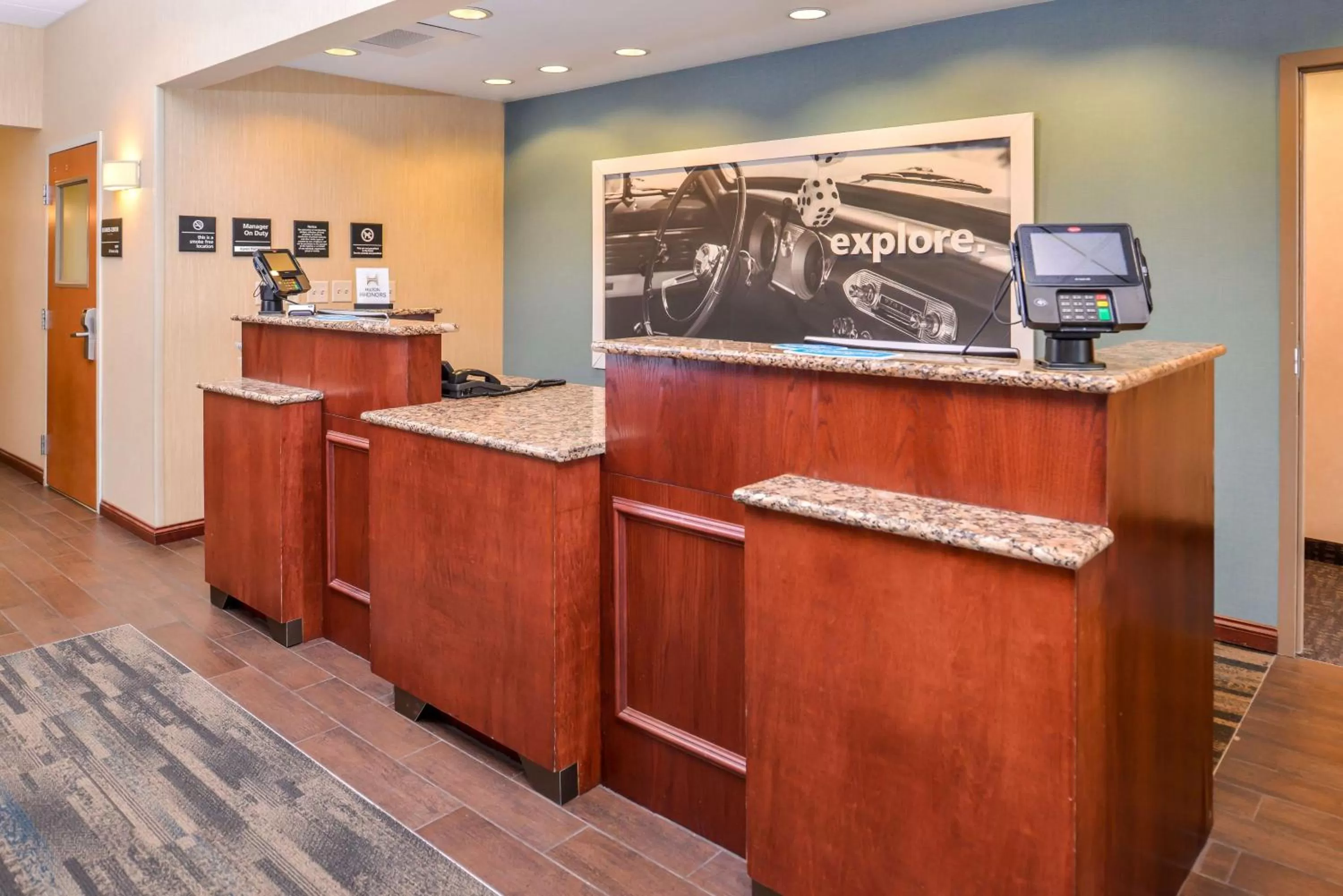 Lobby or reception in Hampton Inn York