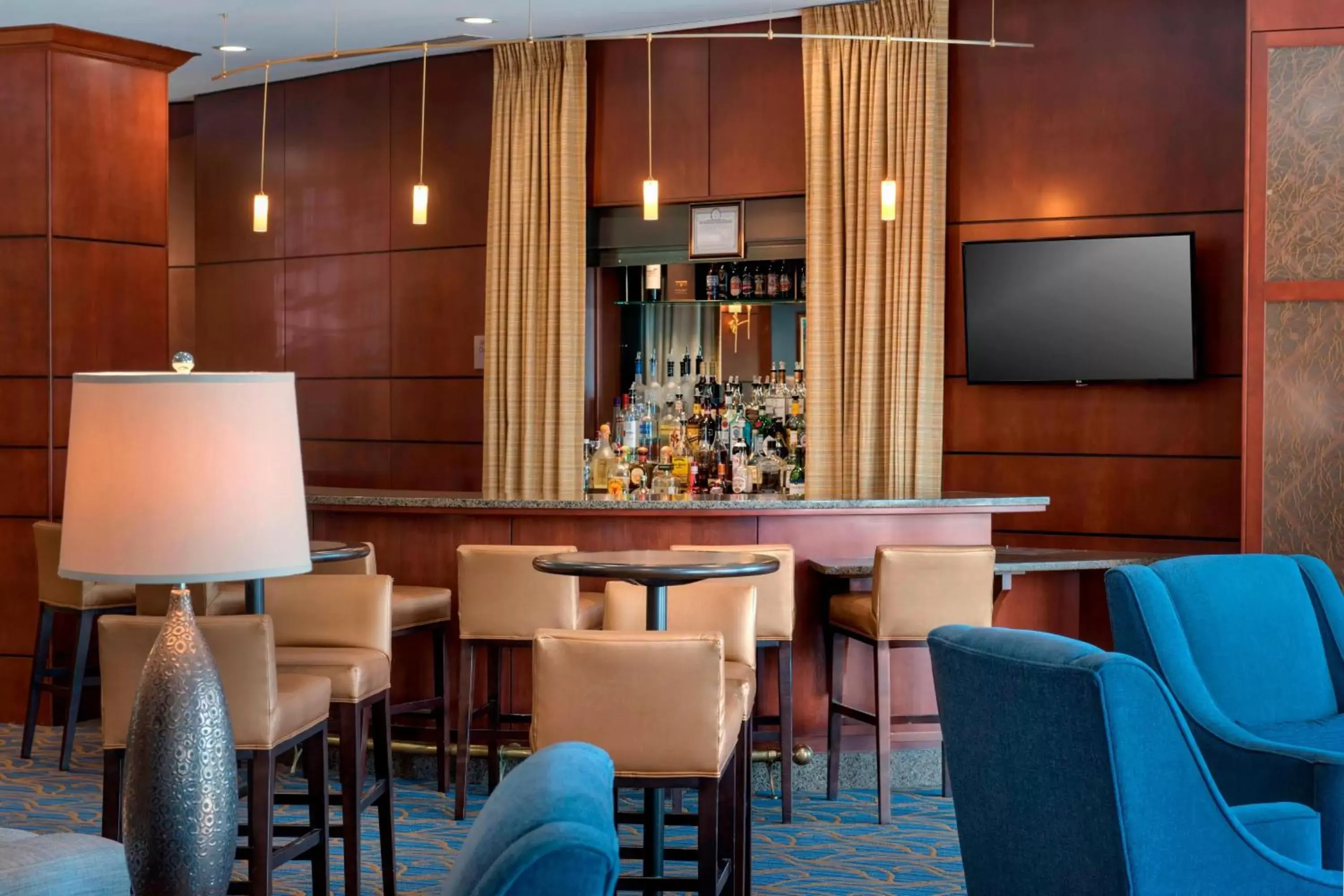 Lobby or reception, Lounge/Bar in Courtyard by Marriott Saratoga Springs