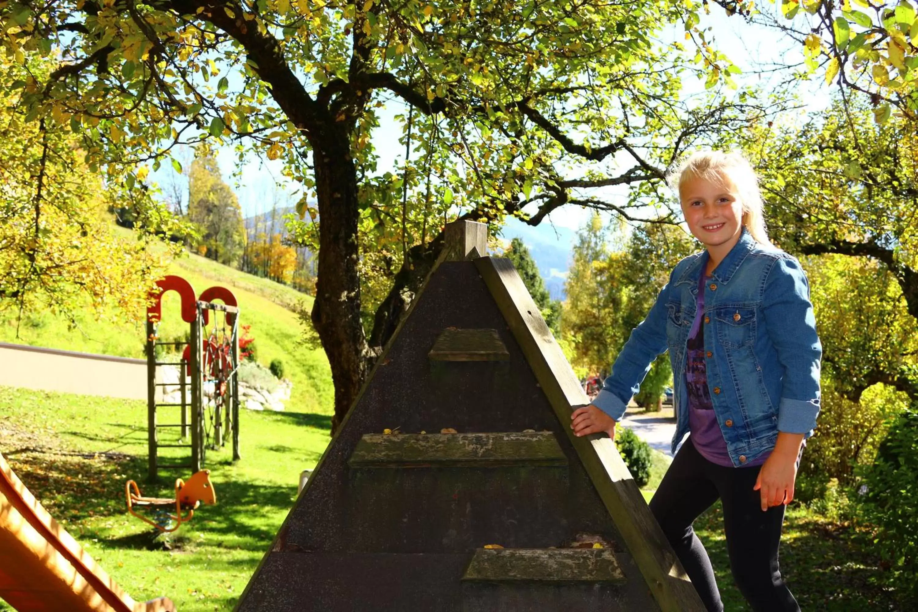 Children play ground, Children in Landhotel Laudersbach