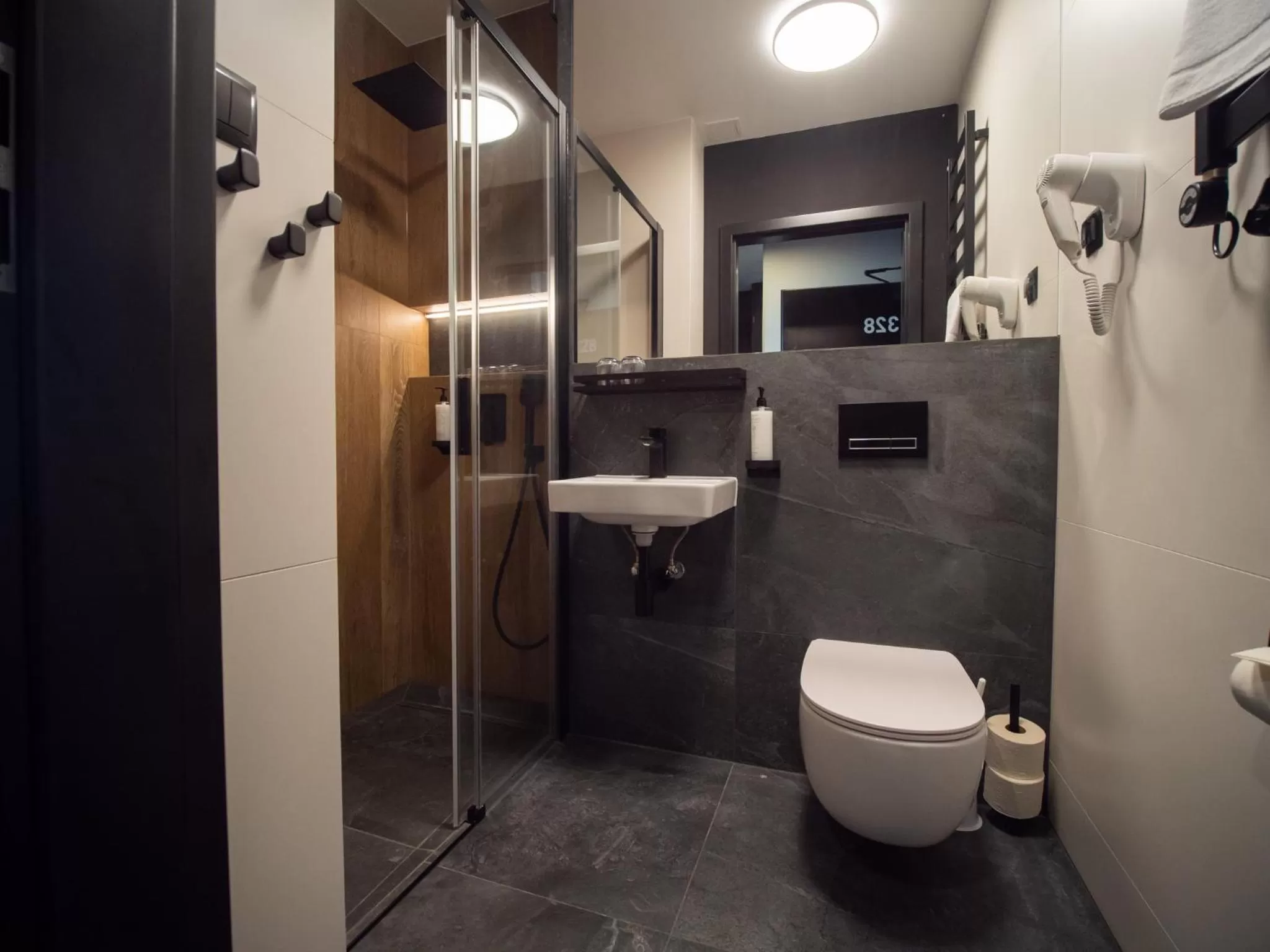 Shower in Hotel New Skanpol