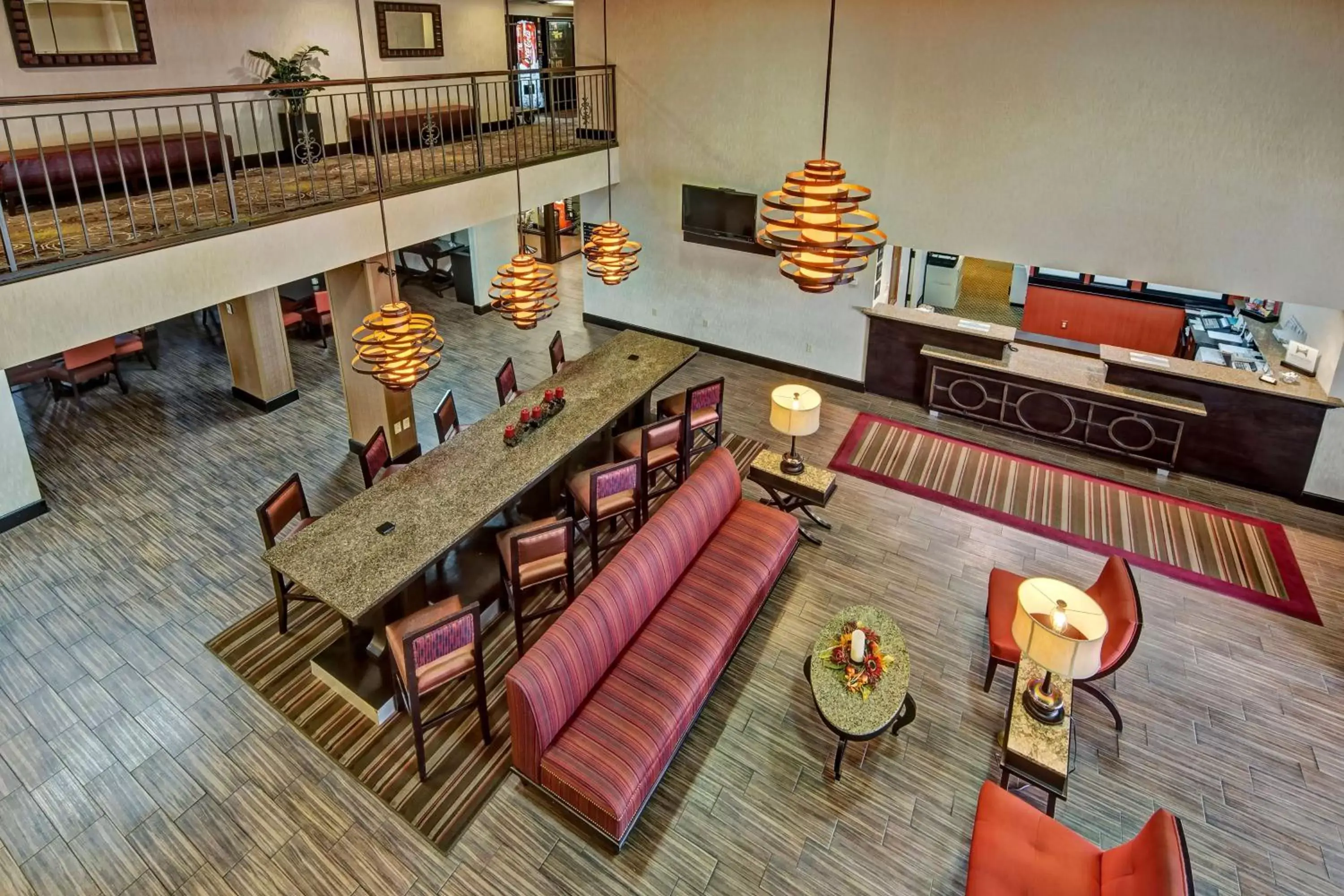 Lobby or reception in Hampton Inn Clarksville