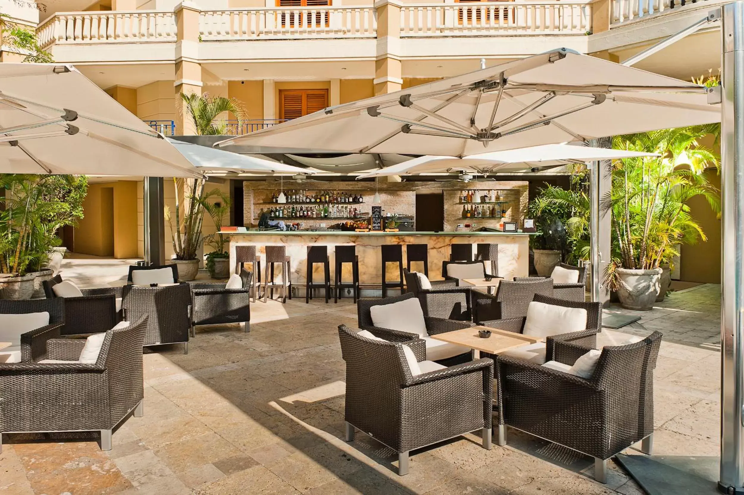 Balcony/Terrace, Restaurant/Places to Eat in Sofitel Legend Santa Clara Cartagena