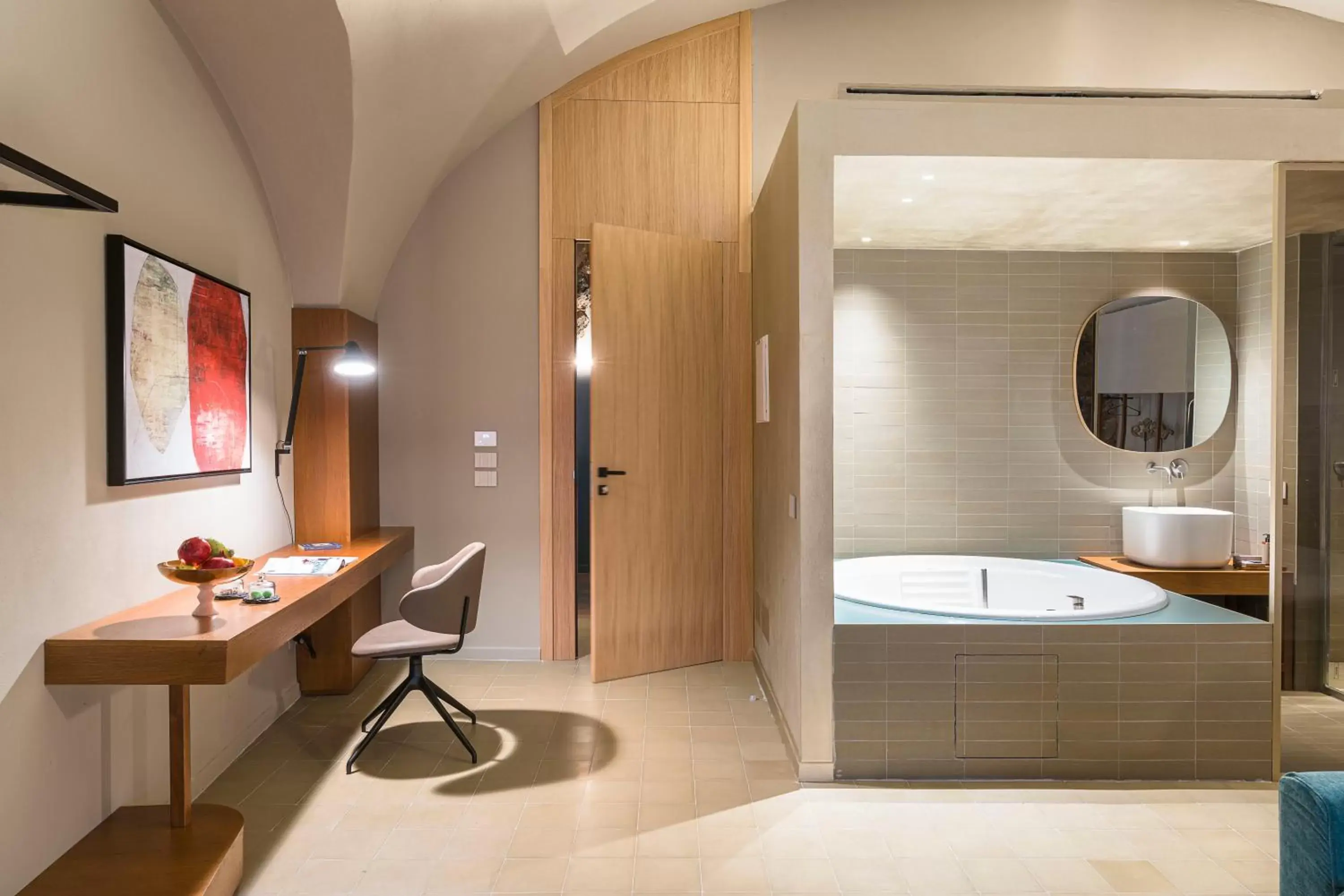 Seating area, Bathroom in BASTIÒ PRIVATE SUITES