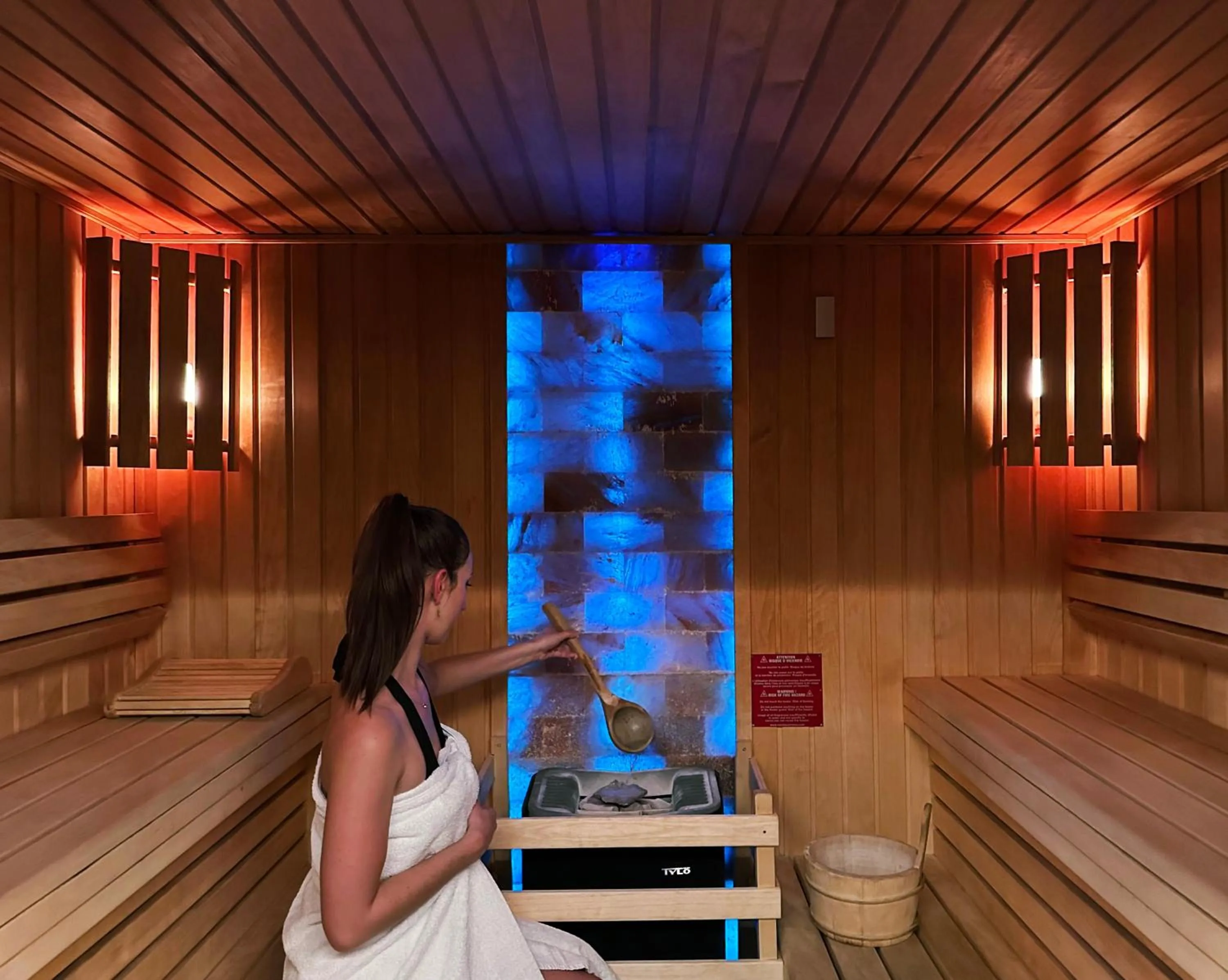 Sauna in Domaine De La Corniche