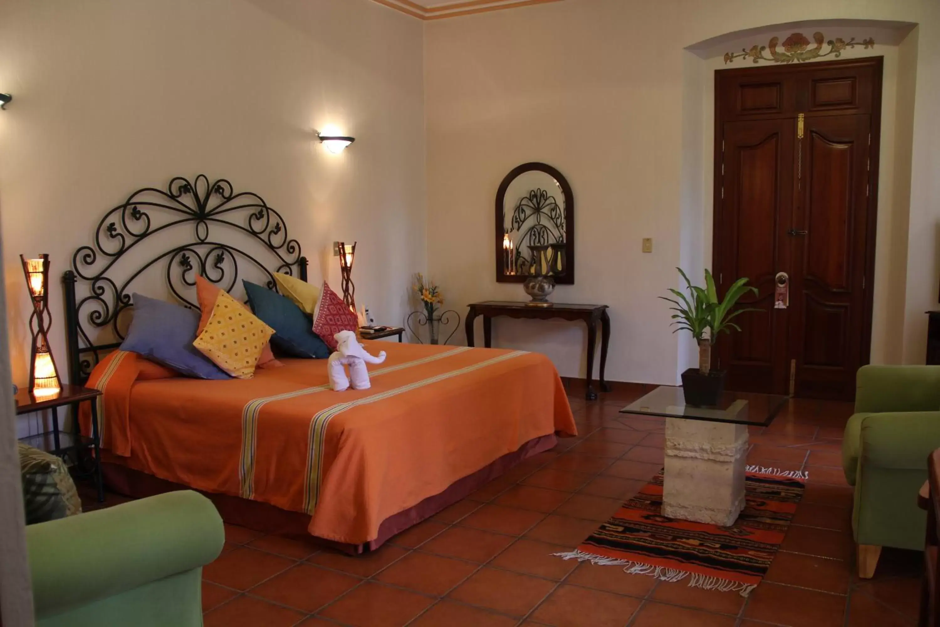 Photo of the whole room, Bed in Hotel Boutique Parador San Miguel Oaxaca